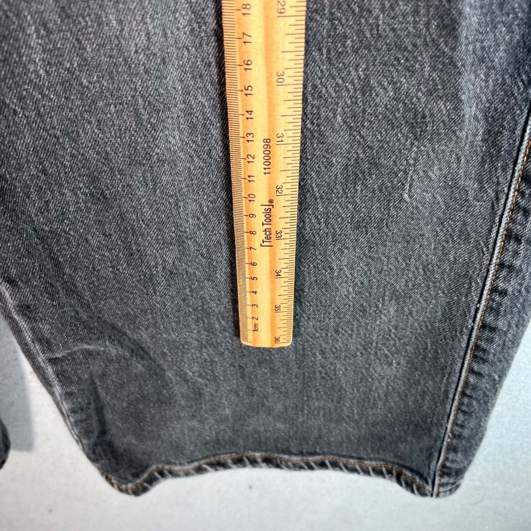 Urban Outfitters VINTAGE BDG Urban Outfitters A-Wide High Rise Straight Leg Jeans Women 25 Gray Denim Jeans Size 42" / US 20 - 6 Thumbnail