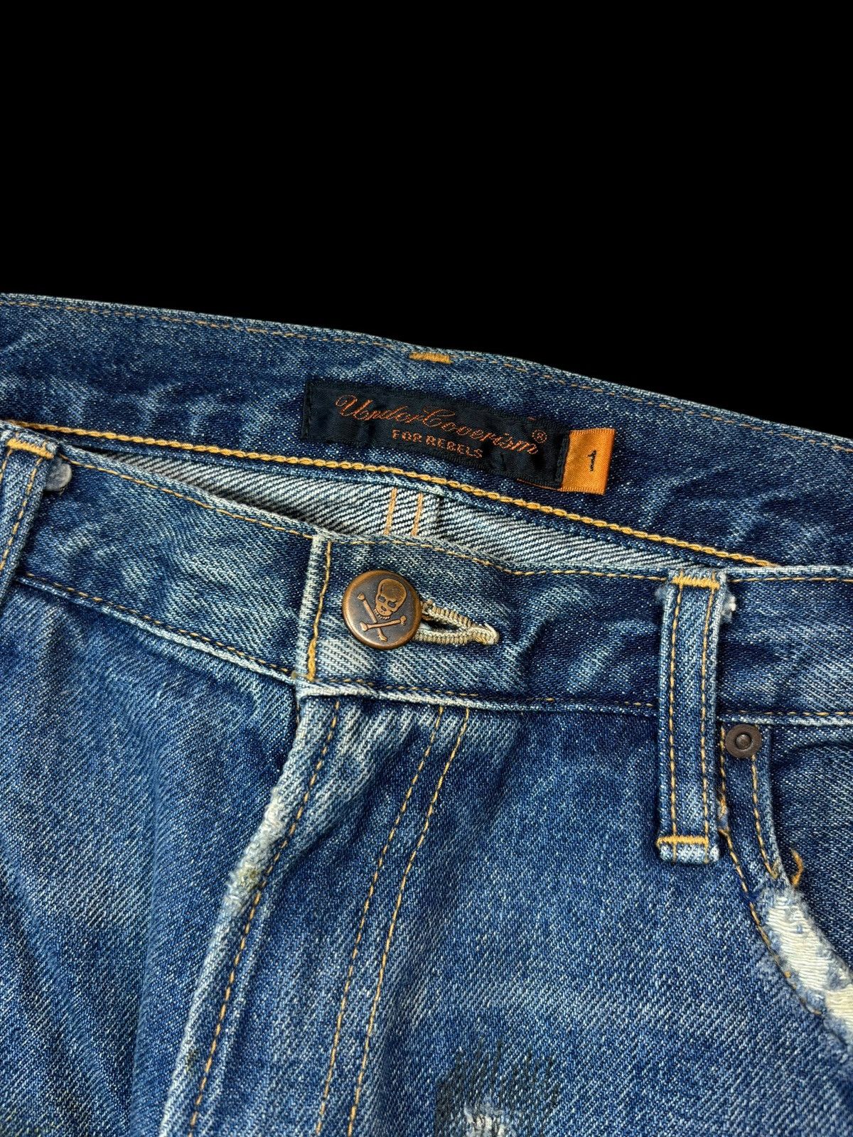 Undercover Undercover But Beautiful 58 Distressed Patchwork Denim Size US 30 / EU 46 - 6 Thumbnail