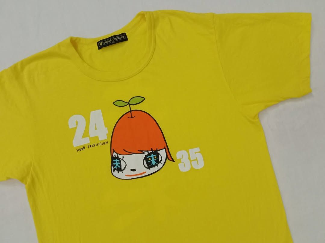 Japanese Brand Yoshitomo Nara 24 Hours Television Tshirt Size US M / EU 48-50 / 2 - 3 Thumbnail