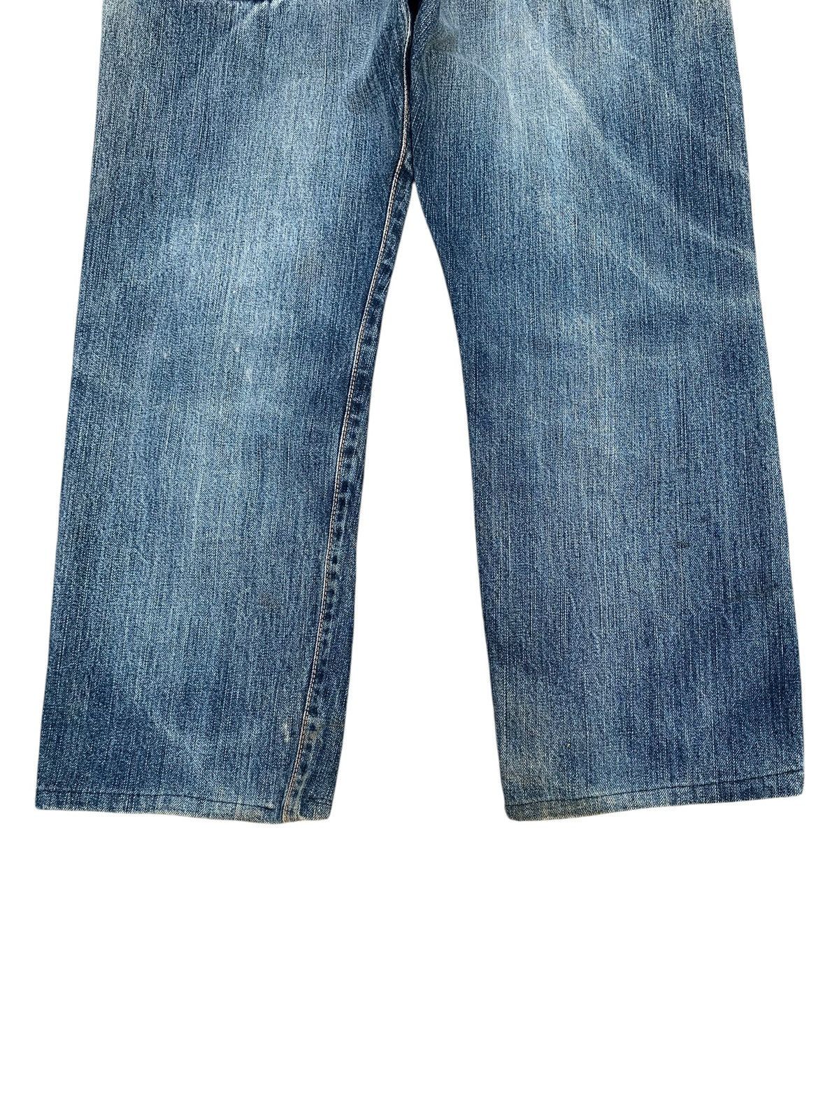 Edwin VINTAGE EDWIN 505 SELVEDGE FADED & RUSTY DISTRESSED DENIM Size US 32 / EU 48 - 9 Thumbnail