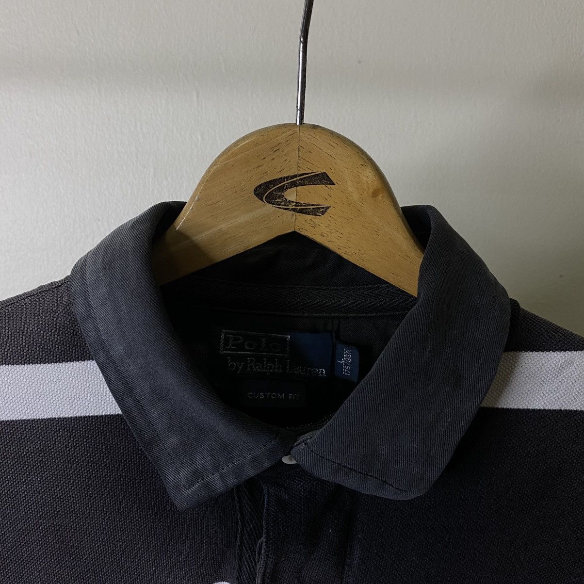 Polo Ralph Lauren Vintage Polo Ralph Lauren Polo Rugby Faded Black Size US L / EU 52-54 / 3 - 3 Thumbnail