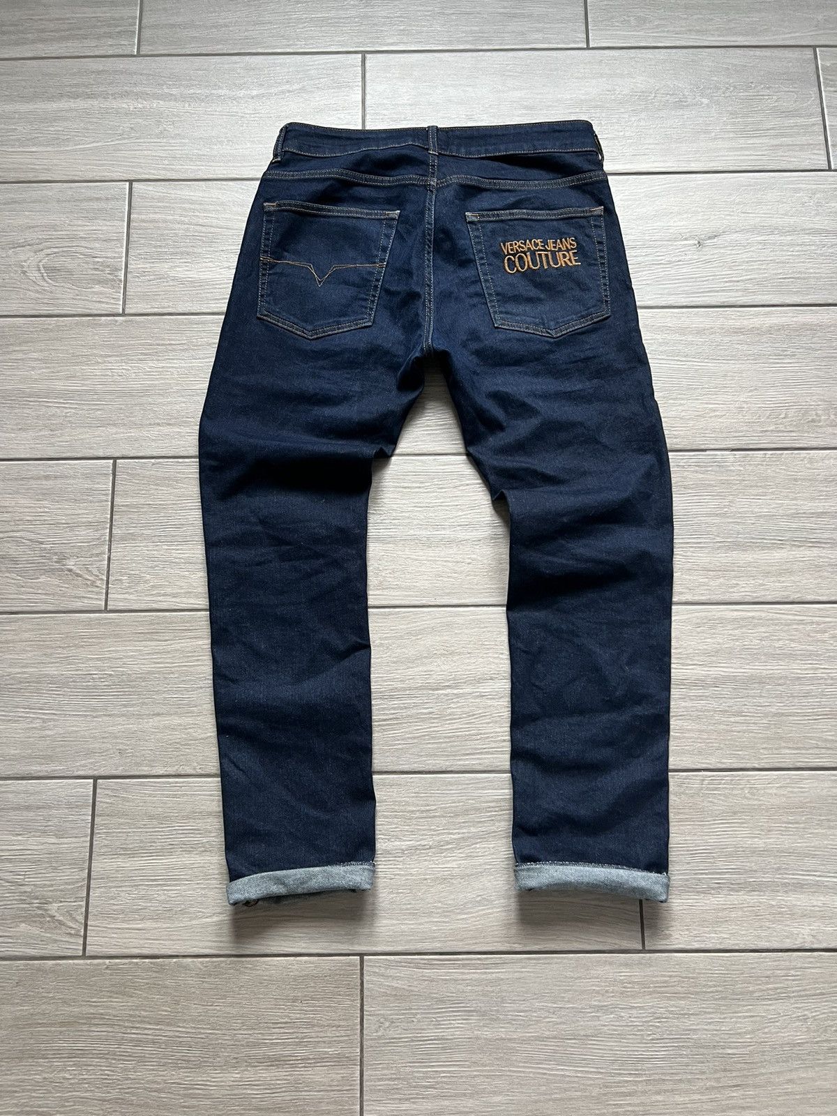 Jean Classic Dark Blue Versace Jeans Couture Pants 32 Size Size US 32 / EU 48 - 3 Thumbnail