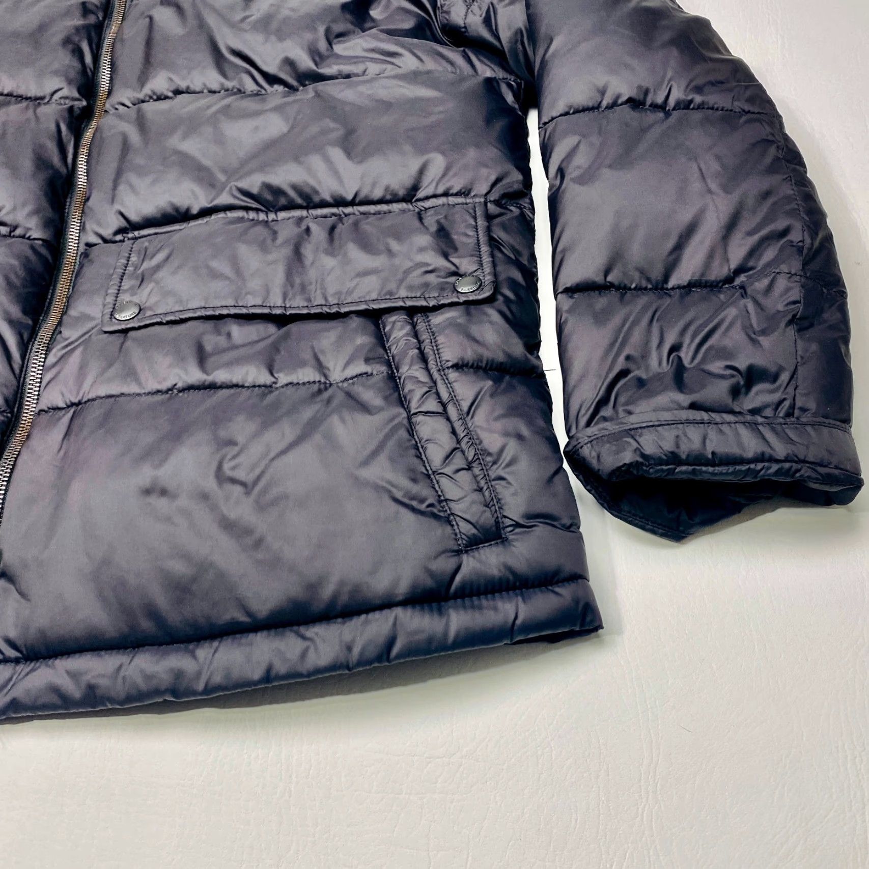 Cole Haan Cole Haan Signature Jacket Mens Medium Black Stand Collar Double Zip Up Size US M / EU 48-50 / 2 - 4 Thumbnail
