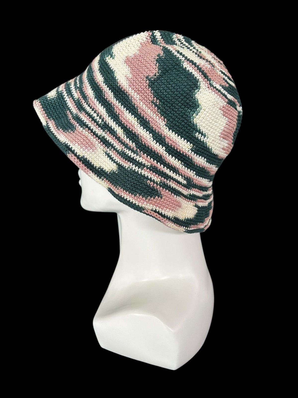 Japanese Brand × Kapital × Vintage Crochet Knitted handmade Rare Bucket Hats ☠️☠️ Size ONE SIZE - 6 Thumbnail