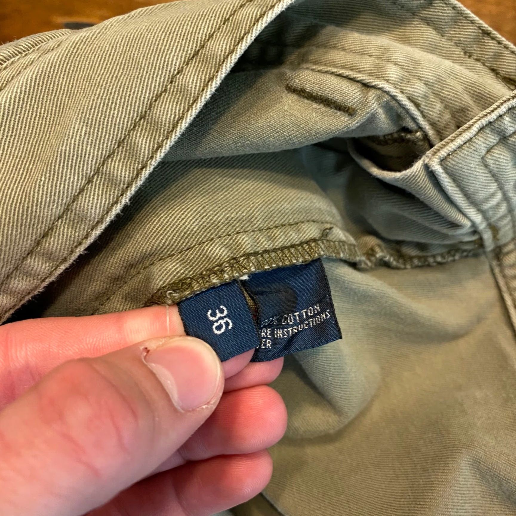 Polo Ralph Lauren Polo Ralph Lauren Shorts Mens 36 Olive Green Cargo Pockets 9.5" Inseam Casual Size US M / EU 48-50 / 2 - 6 Thumbnail