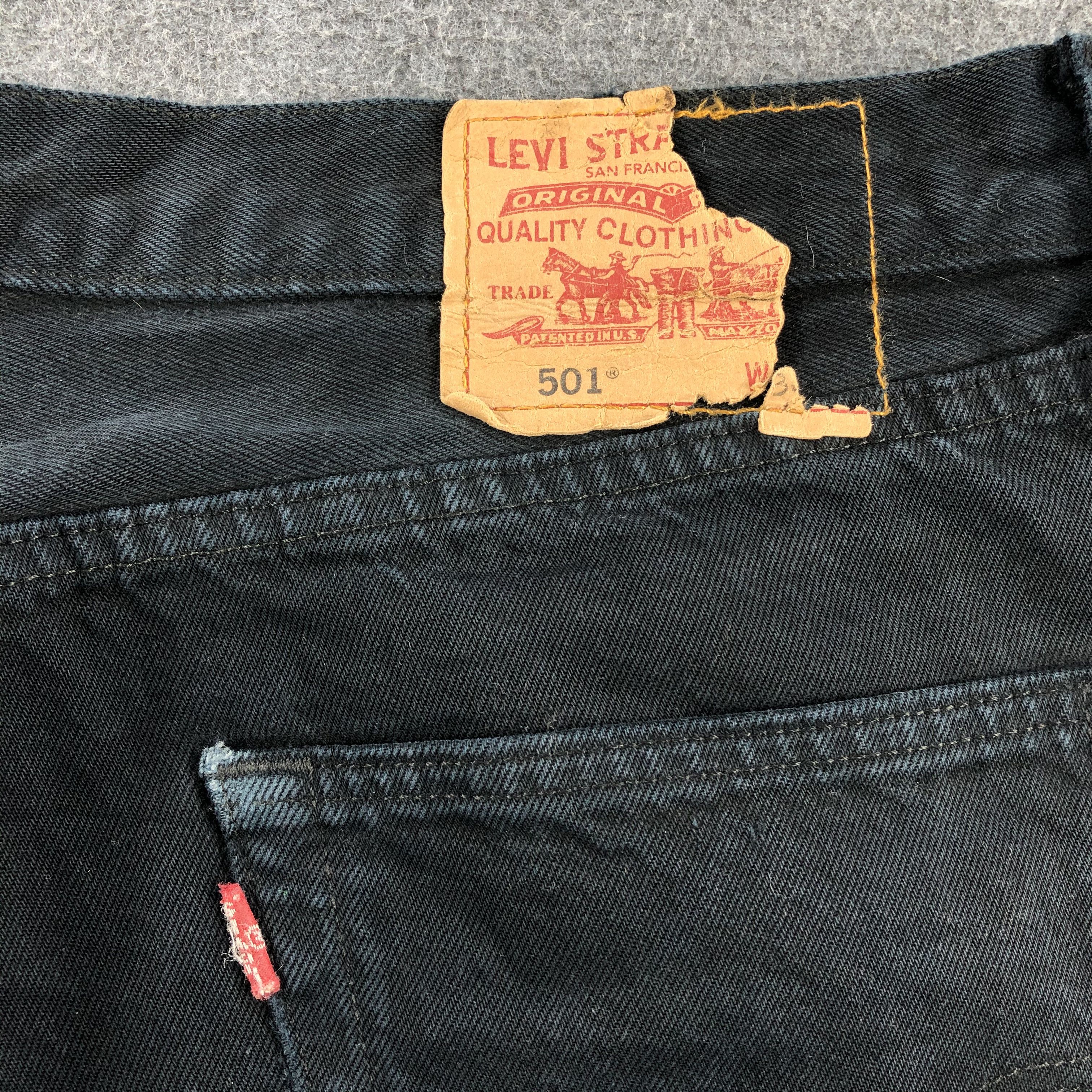 Levi's × Vintage Vintage 90s Distress Levis 501 Jeans-JM1669 Size US 36 / EU 52 - 7 Thumbnail