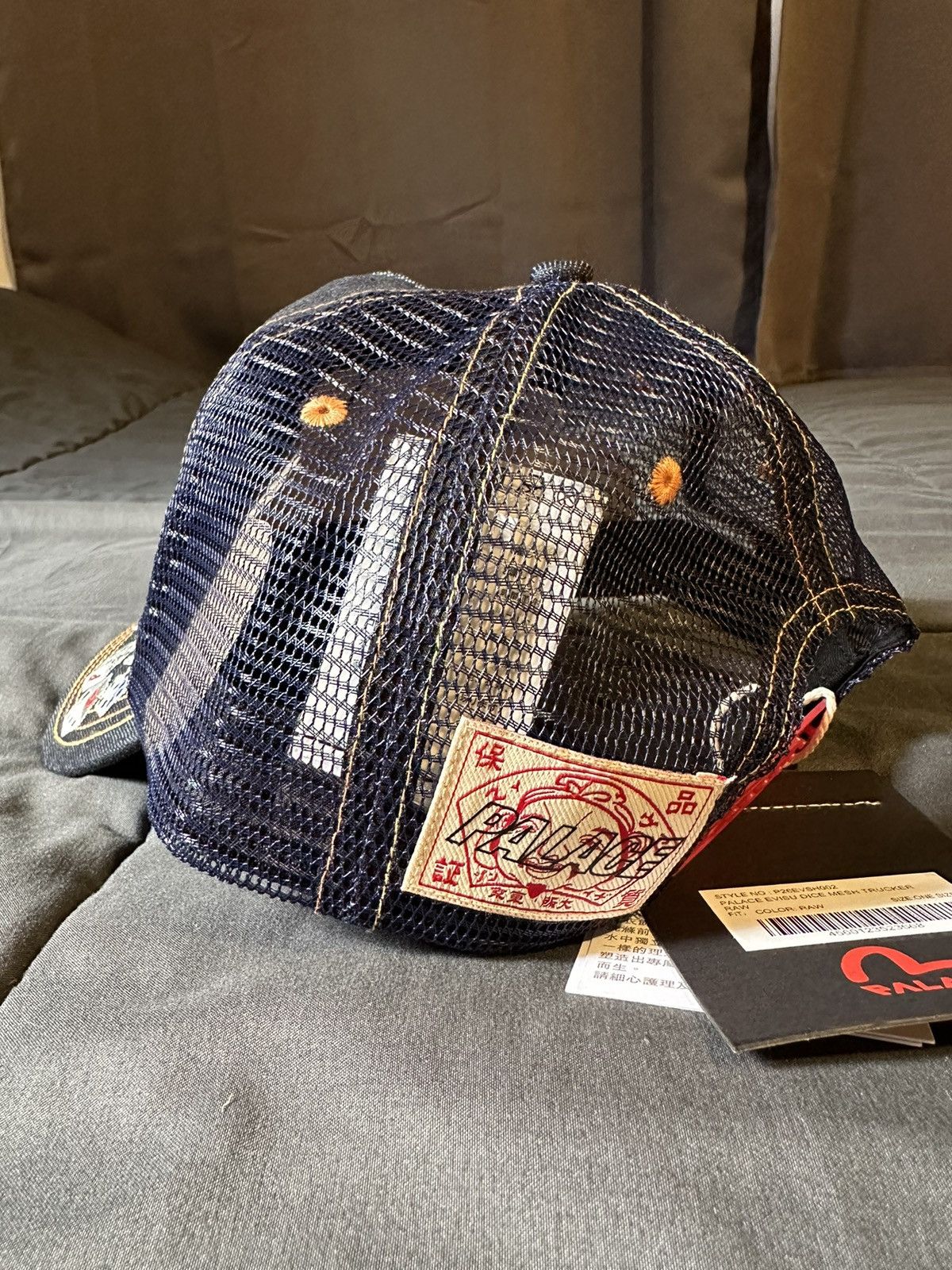 Palace Palace Evisu Dice Mesh Trucker | Grailed