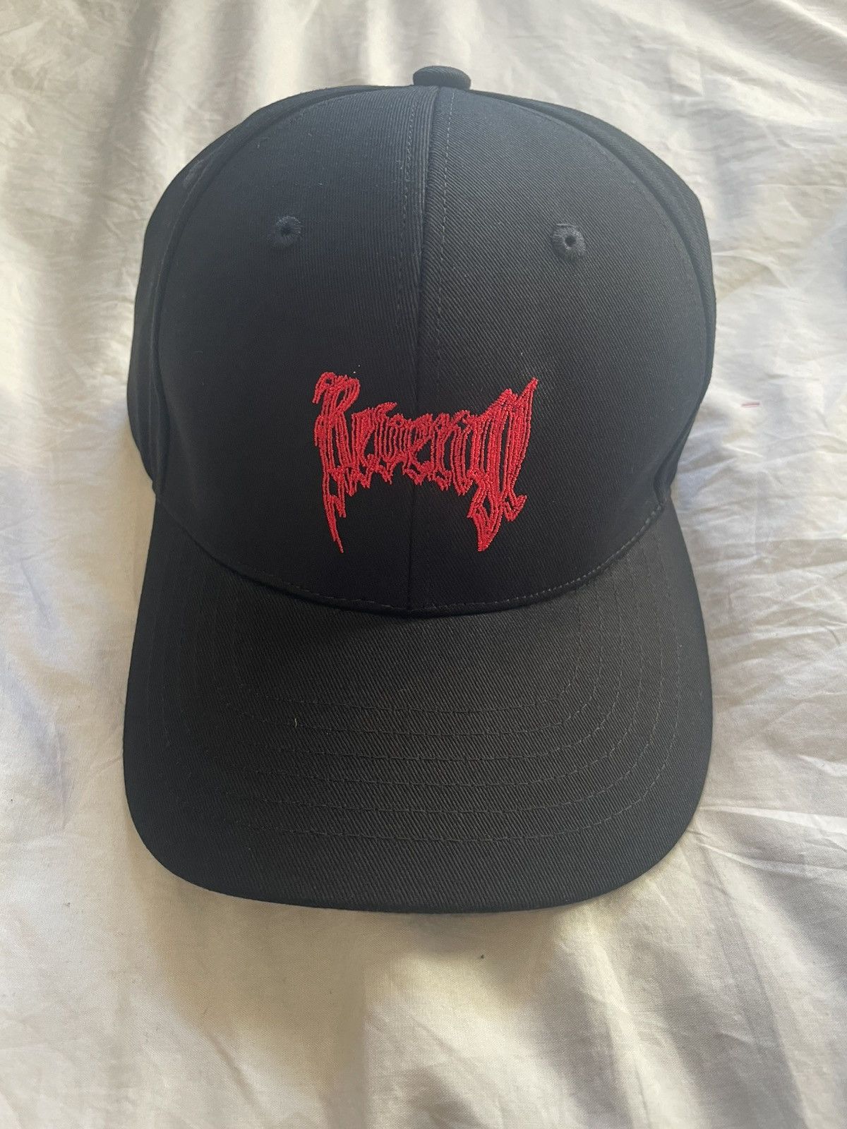 Revenge Revenge XXXTentacion 17 Embroidered Cap Black Red Size ONE SIZE - 2 Thumbnail
