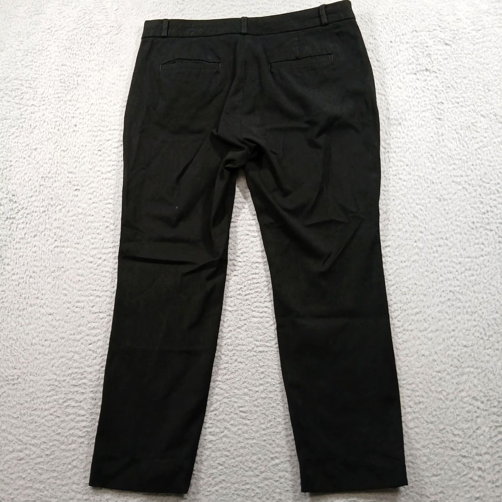 Banana Republic Sloan Curvy Banana Republic Black Stretch Pants - Business Workwear | Sale Size 32" / US 10 / IT 46 - 3 Thumbnail