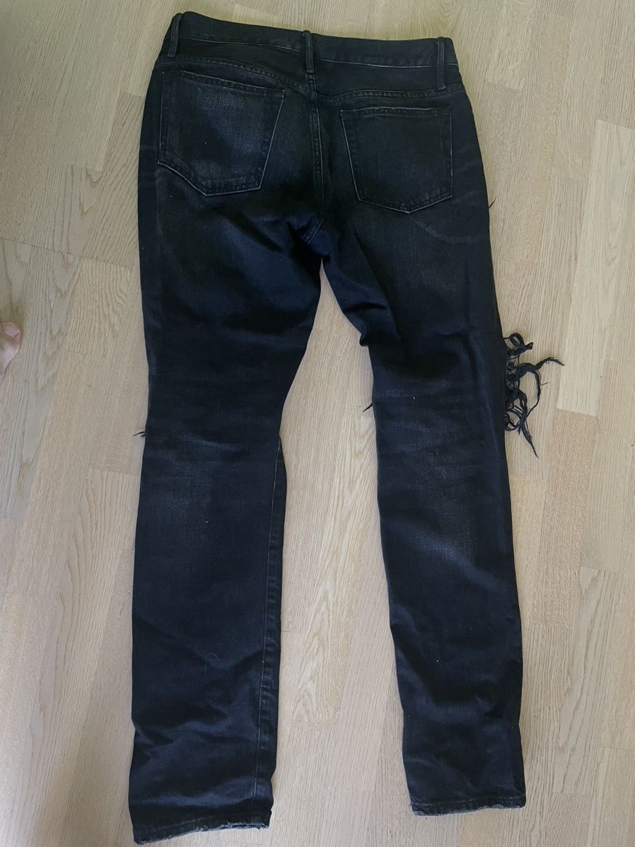 Frame FRAME LA Distressed Jeans Black Size US 30 / EU 46 - 4 Thumbnail