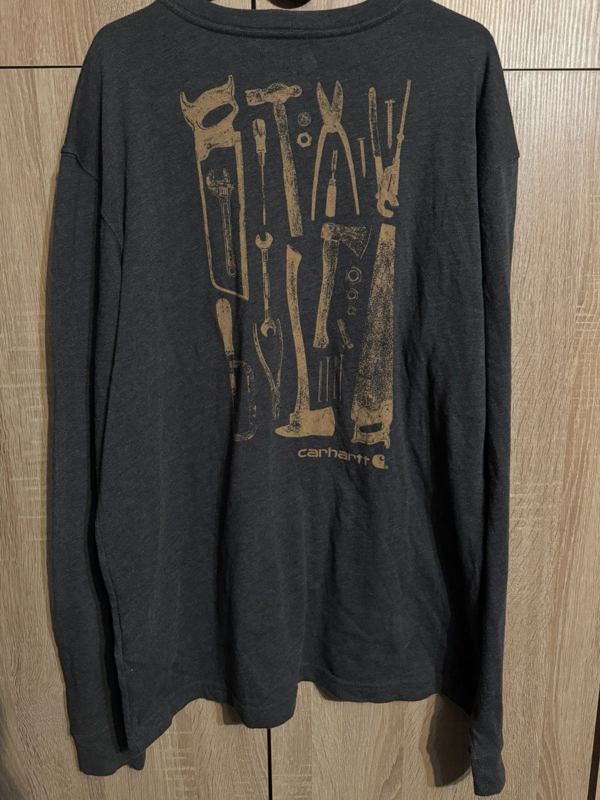 Carhartt Carhartt street style archive hoodie rare Size US L / EU 52-54 / 3 - 3 Thumbnail