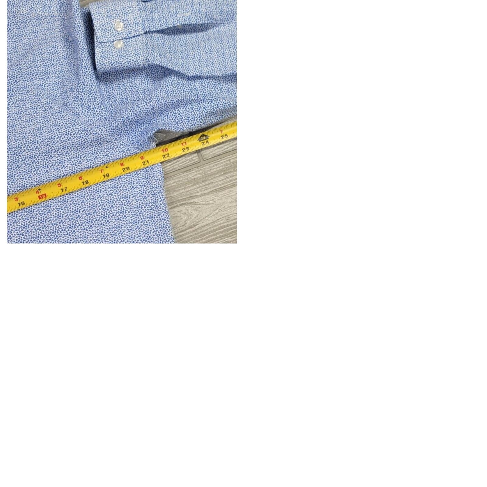 Vintage Galaxy by Harvic Button-Up Shirt Men M Blue Floral Long Sleeve Casual Shirt Size US M / EU 48-50 / 2 - 9 Thumbnail
