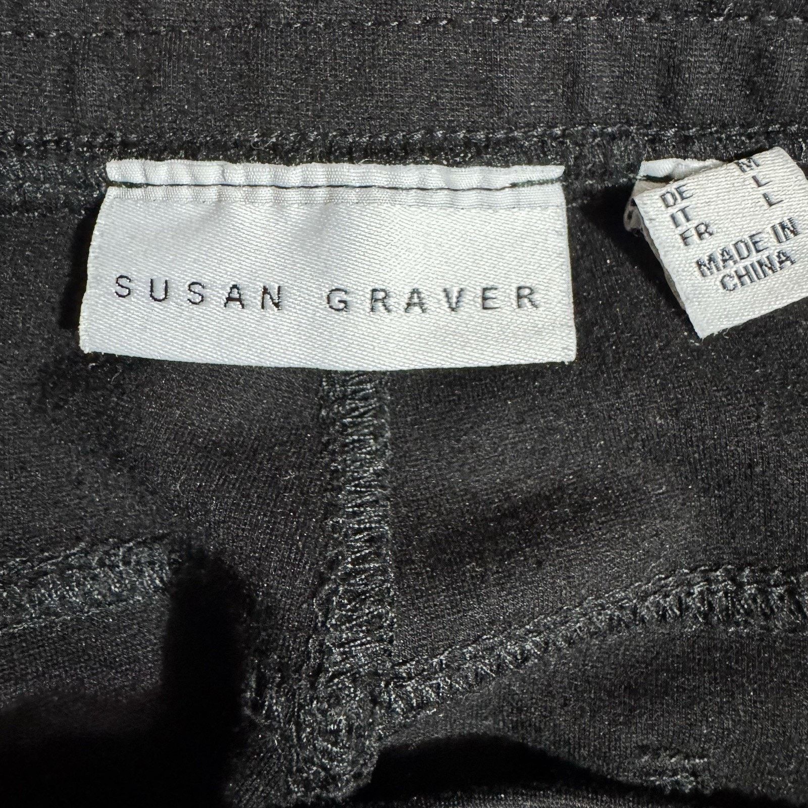 Other Susan Graver Pants Medium Ankle Zip Edgy Workwear Classic Size 32" / US 10 / IT 46 - 8 Thumbnail