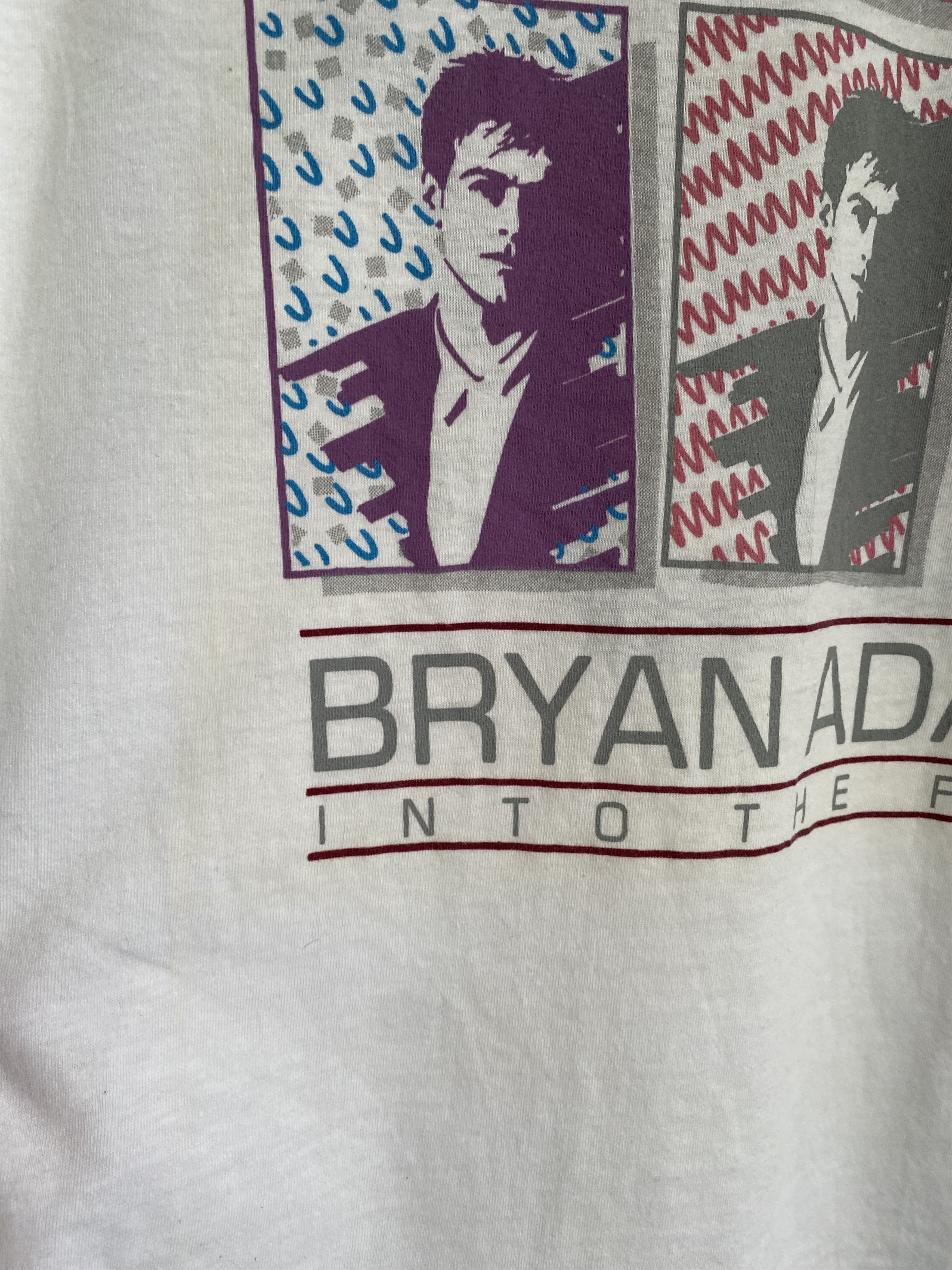 Band Tees × Vintage Vintage 1987 Bryan Adams Into The Fire tour t-shirt . Size US L / EU 52-54 / 3 - 5 Thumbnail