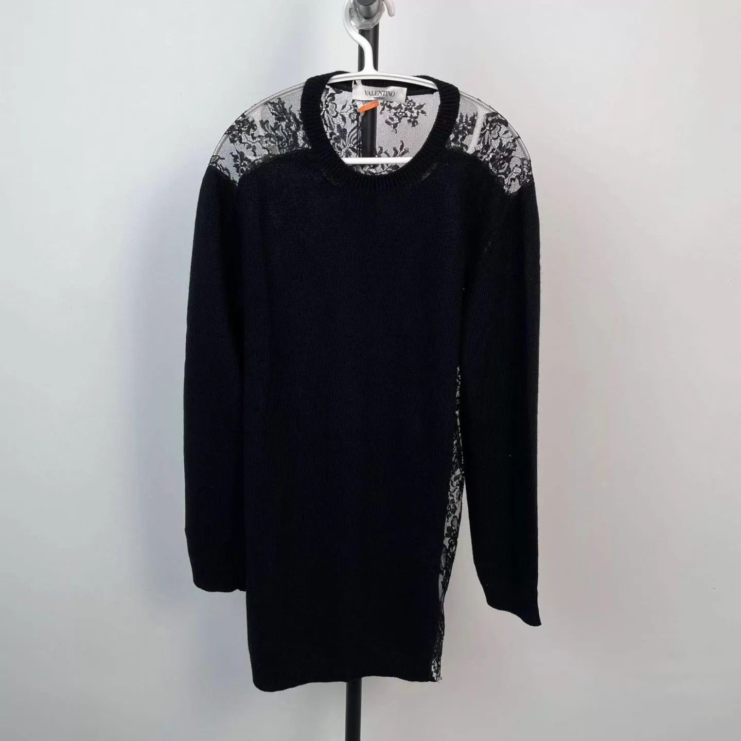 Valentino Valentino Black Lace Dress L Size L / US 10 / IT 46 - 3 Thumbnail