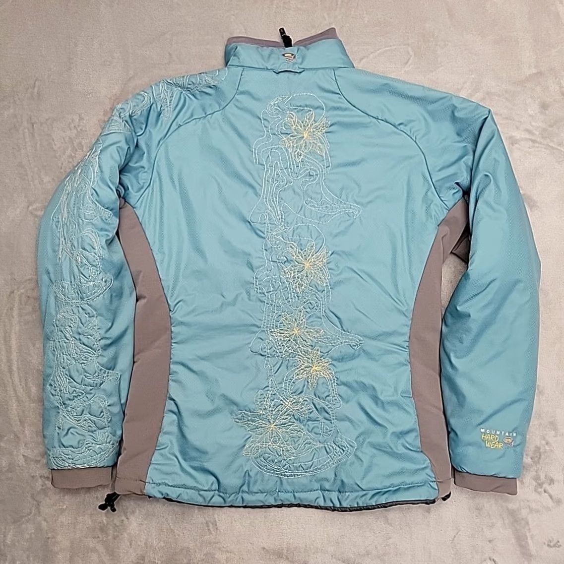 Mountain Hardwear VINTAGE Mountain Hardwear Jacket Womens M Gray Aqua Reversible Primaloft Outdoors Size M / US 6-8 / IT 42-44 - 3 Thumbnail