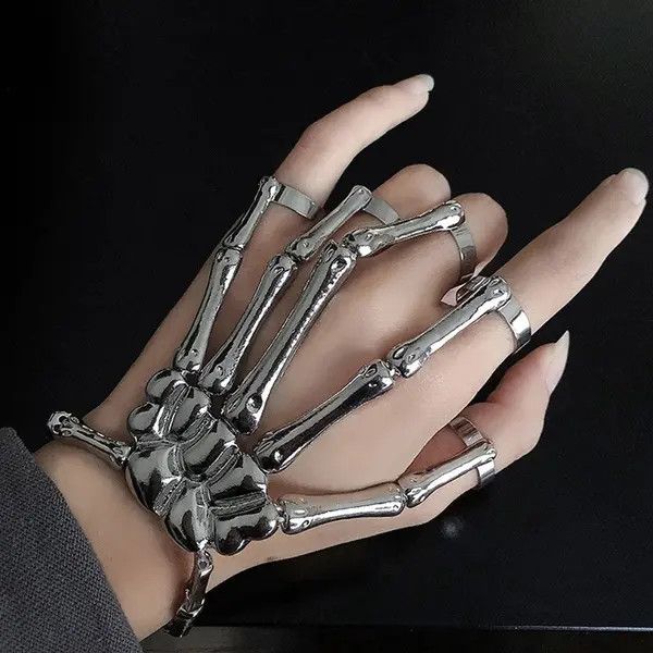VIBE Silver color exo-skeleton bracelet Size ONE SIZE - 7 Thumbnail