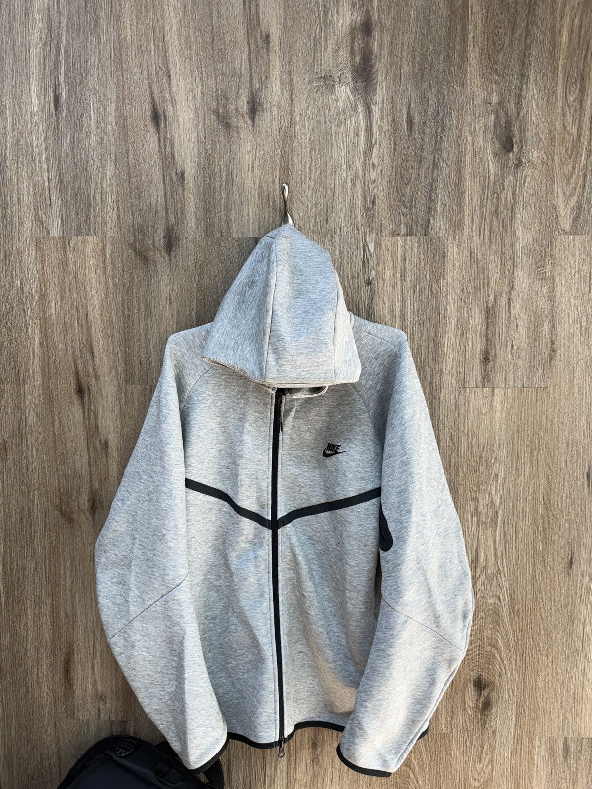 Nike Nike Grey Zip Up Hoodie Size US XL / EU 56 / 4 - 1 Thumbnail