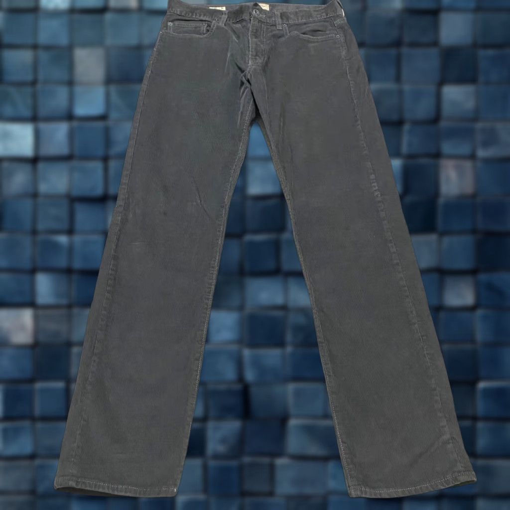 J.Crew J. Crew Mens 30x32 Corduroy Jeans Gray Medium Wash 770 Straight Mid Rise Jeans Men's Corduroy 30 32 Gray Medium Wash 770 Straight Mid Rise Size US 30 / EU 46 - 1 Thumbnail