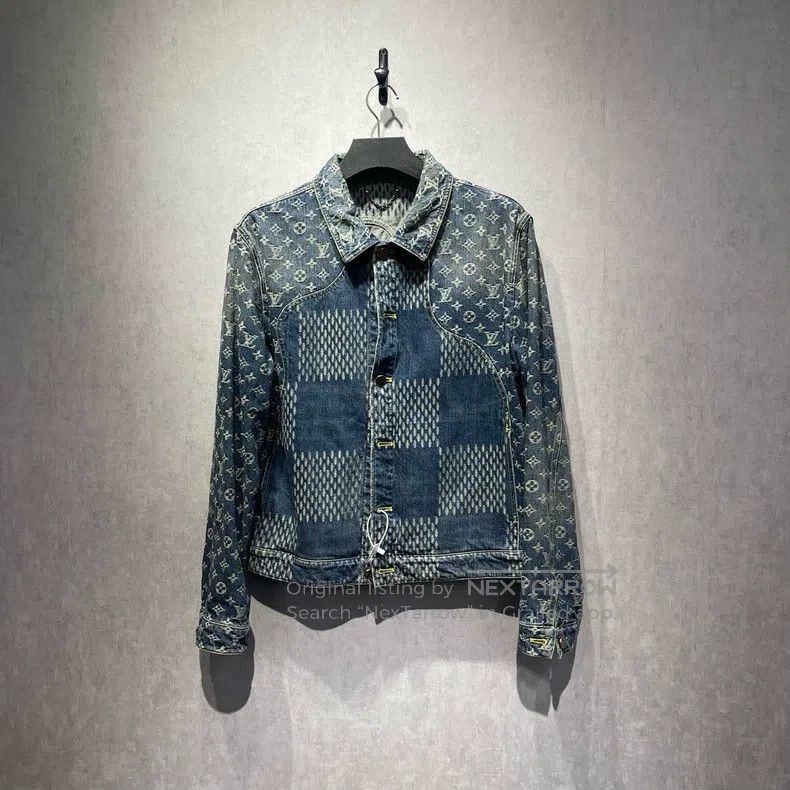 Louis Vuitton Louis Vuitton Nigo co-branded denim jacket Size US L / EU 52-54 / 3 - 1 Thumbnail