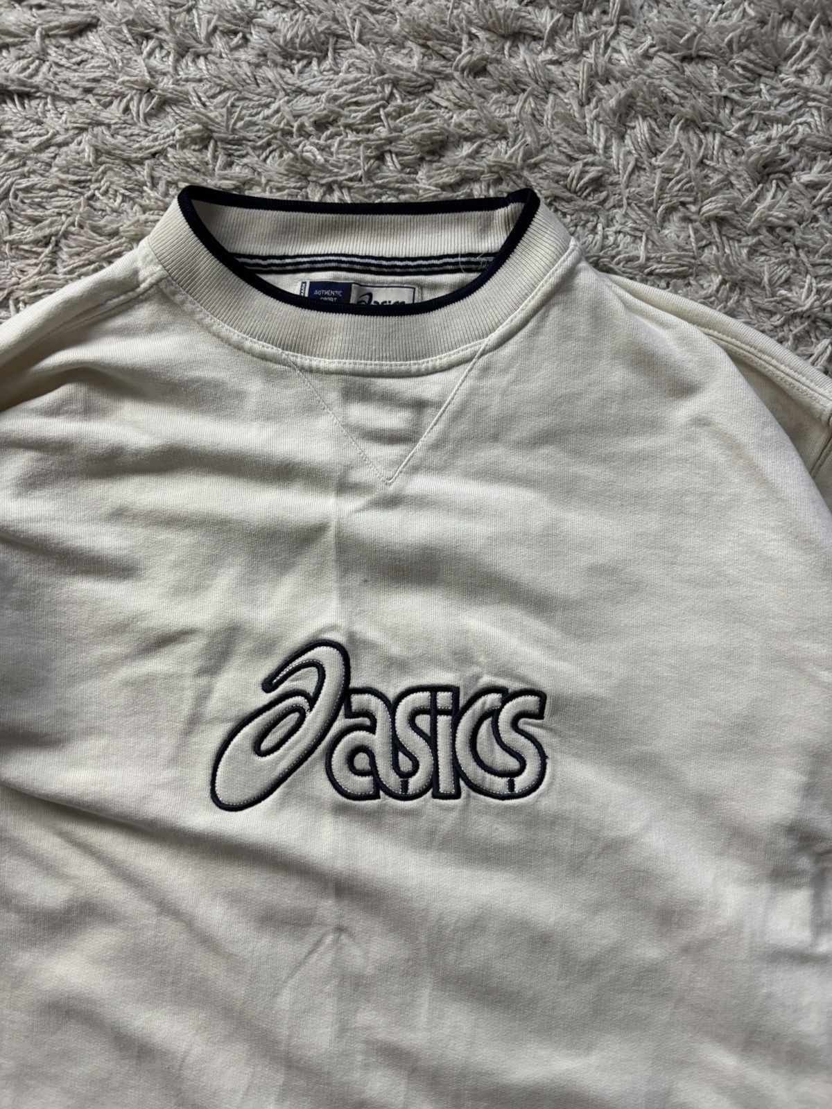 Asics × Vintage Vintage Big Centre Logo Sweatshirt Asics Size US S / EU 44-46 / 1 - 3 Thumbnail