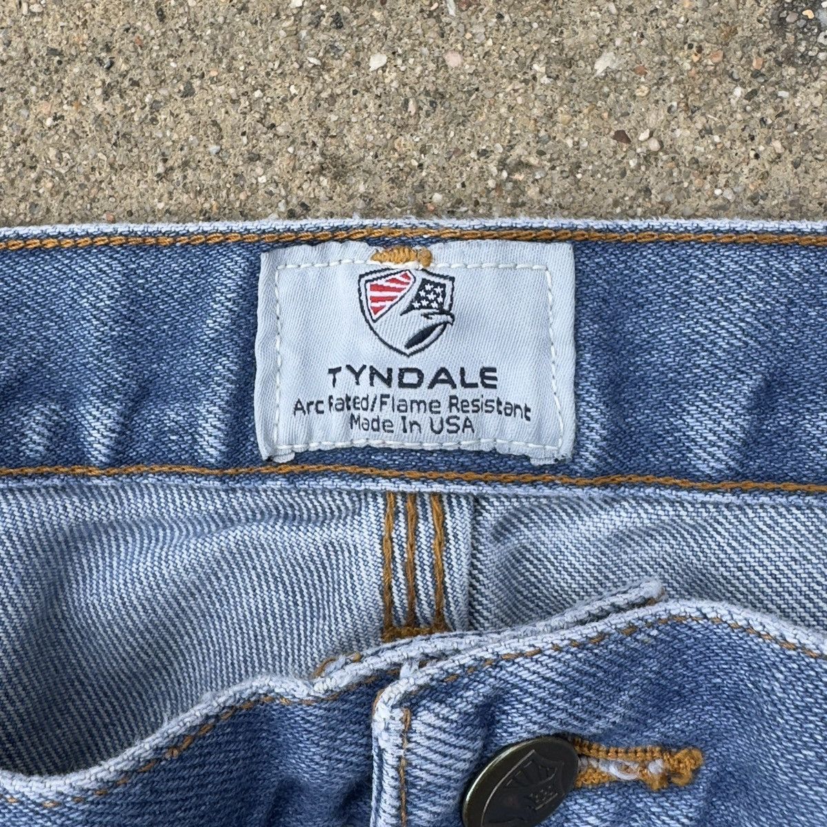 Vintage baggy blue jeans Size US 42 / EU 58 - 3 Thumbnail