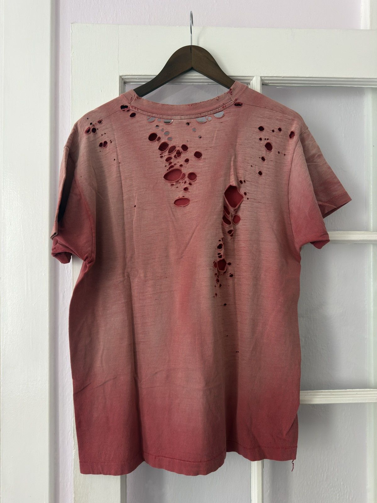 Vintage Vintage Sunfaded & Thrashed Selvedge Pocket Tee Size US L / EU 52-54 / 3 - 3 Thumbnail