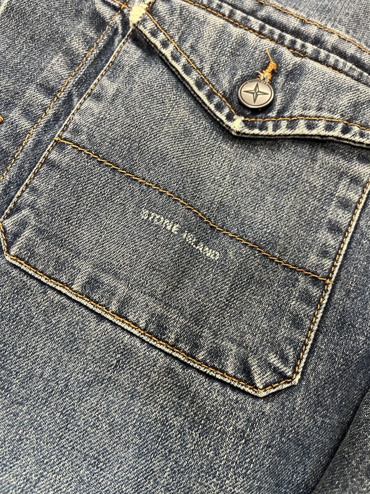Stone Island Stone Island 00’s Denim Jacket Size US L / EU 52-54 / 3 - 9 Thumbnail