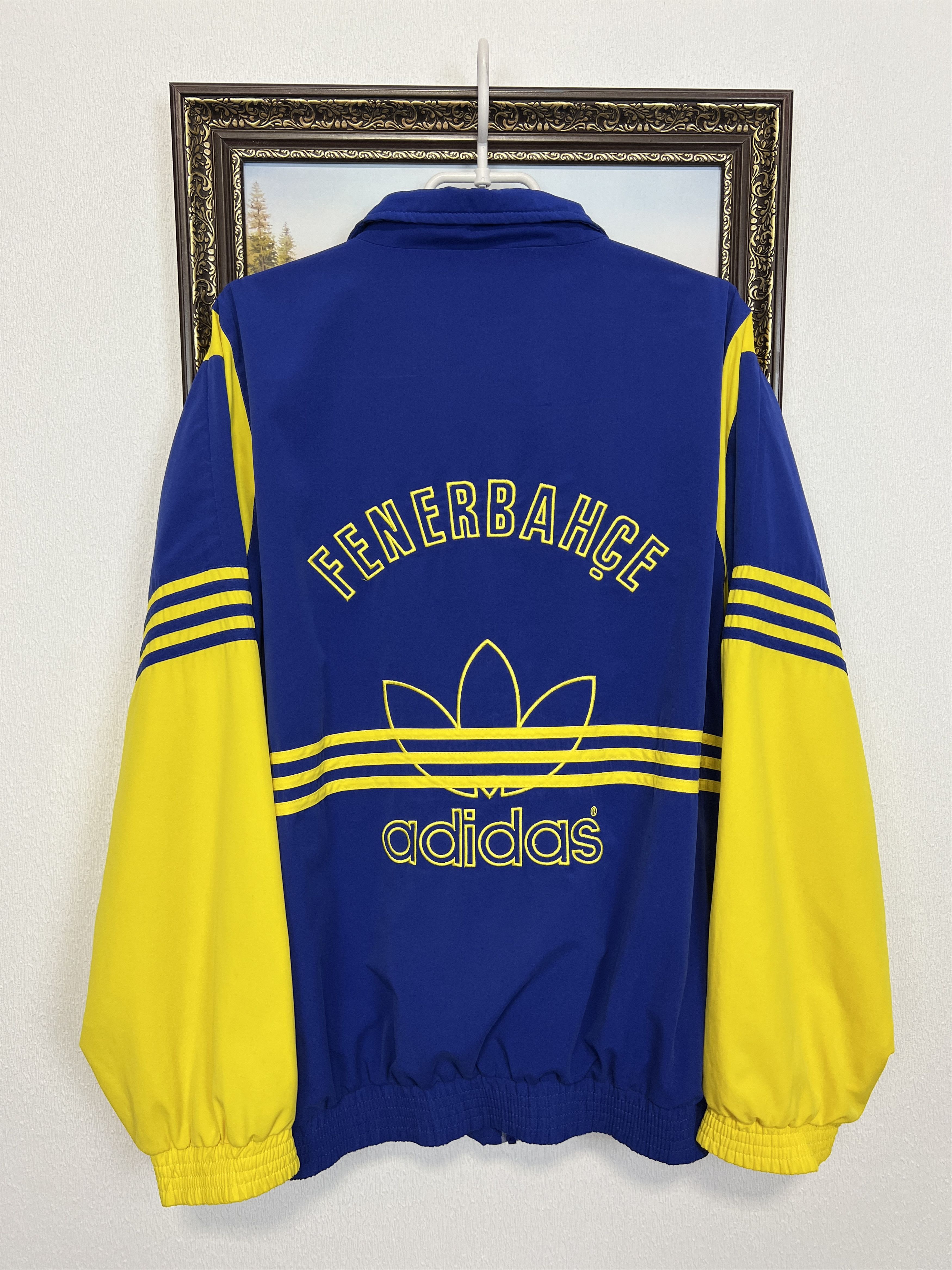 Adidas Vintage 90's Fenerbahce Football Jacket Soccer Track Top Size US XL / EU 56 / 4 - 10 Thumbnail