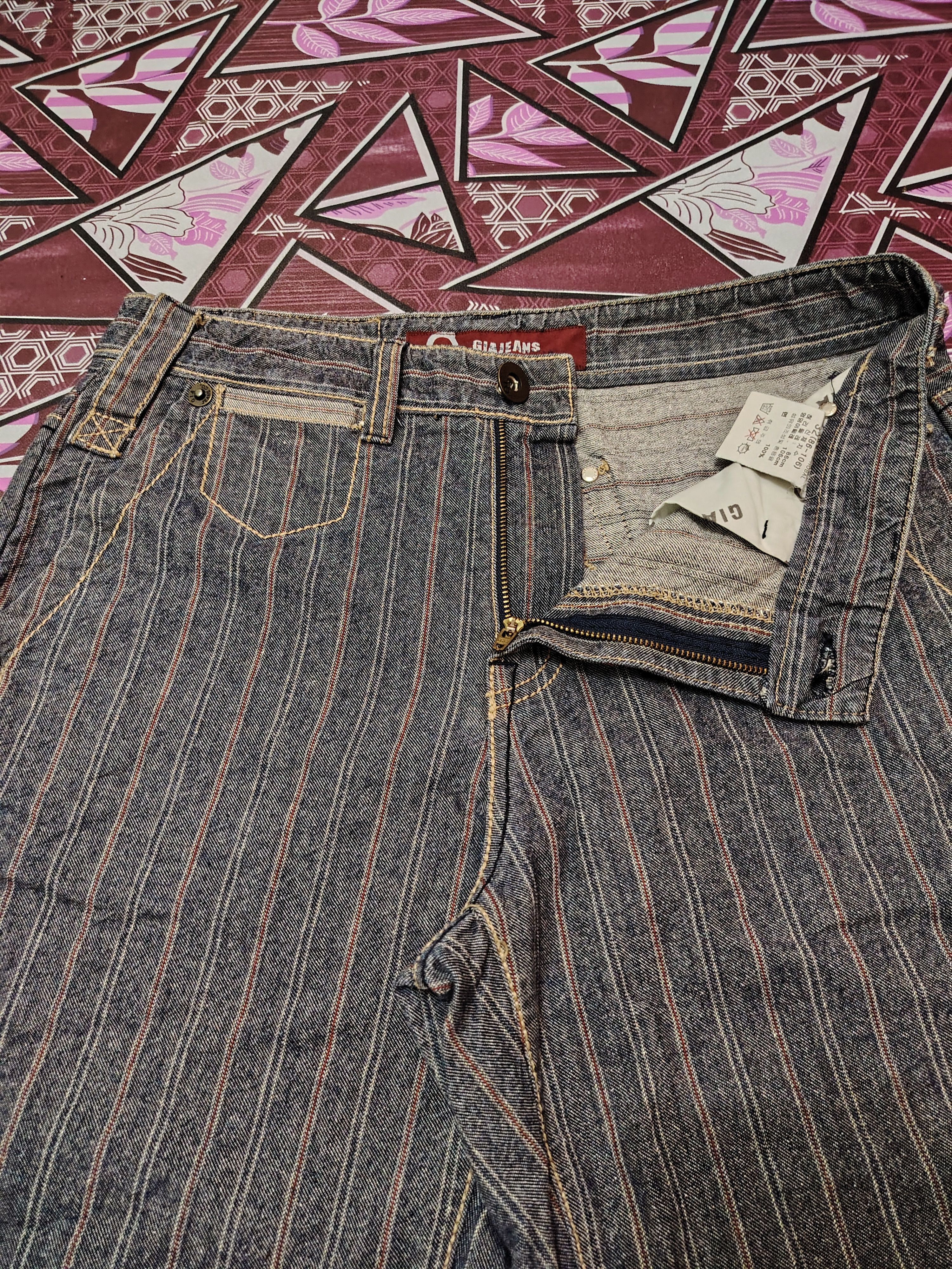 Designer × Japanese Brand Guys in America Jeans Striped baggy style Size US 32 / EU 48 - 7 Thumbnail