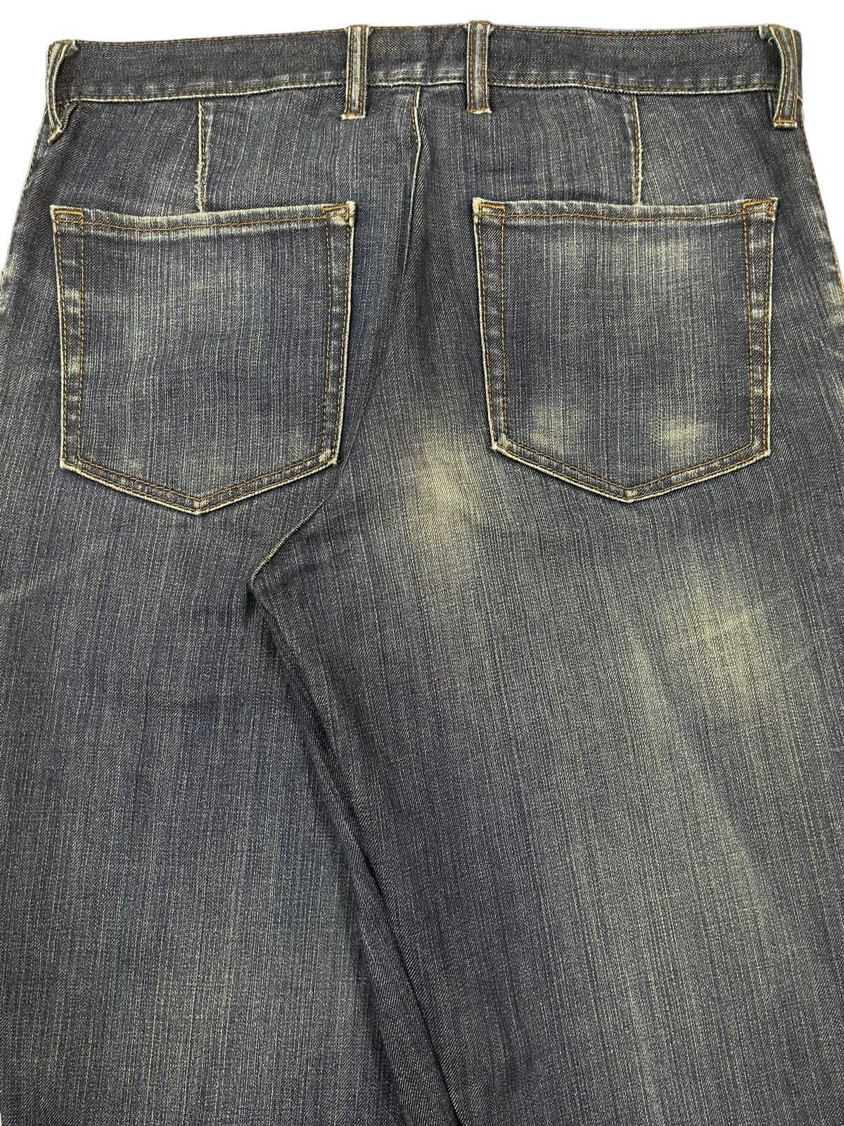 14th Addiction Vintage Japanese Brand Blue Wash Style Loose Jeans Size US 33 - 6 Thumbnail