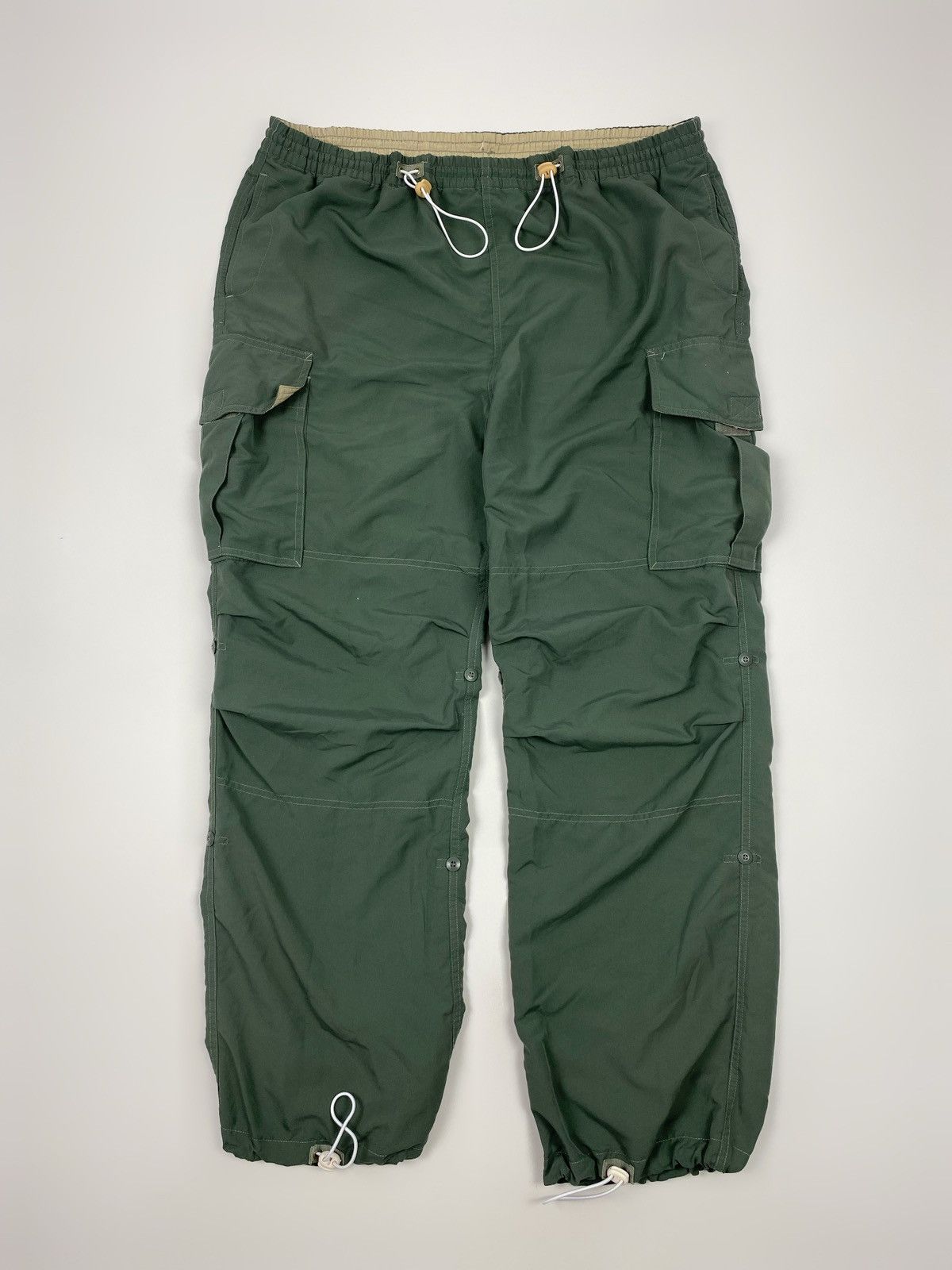 Vintage Y2K Vintage CSActive Lightweight Parachute Cargo Pants Size US 35 - 3 Thumbnail