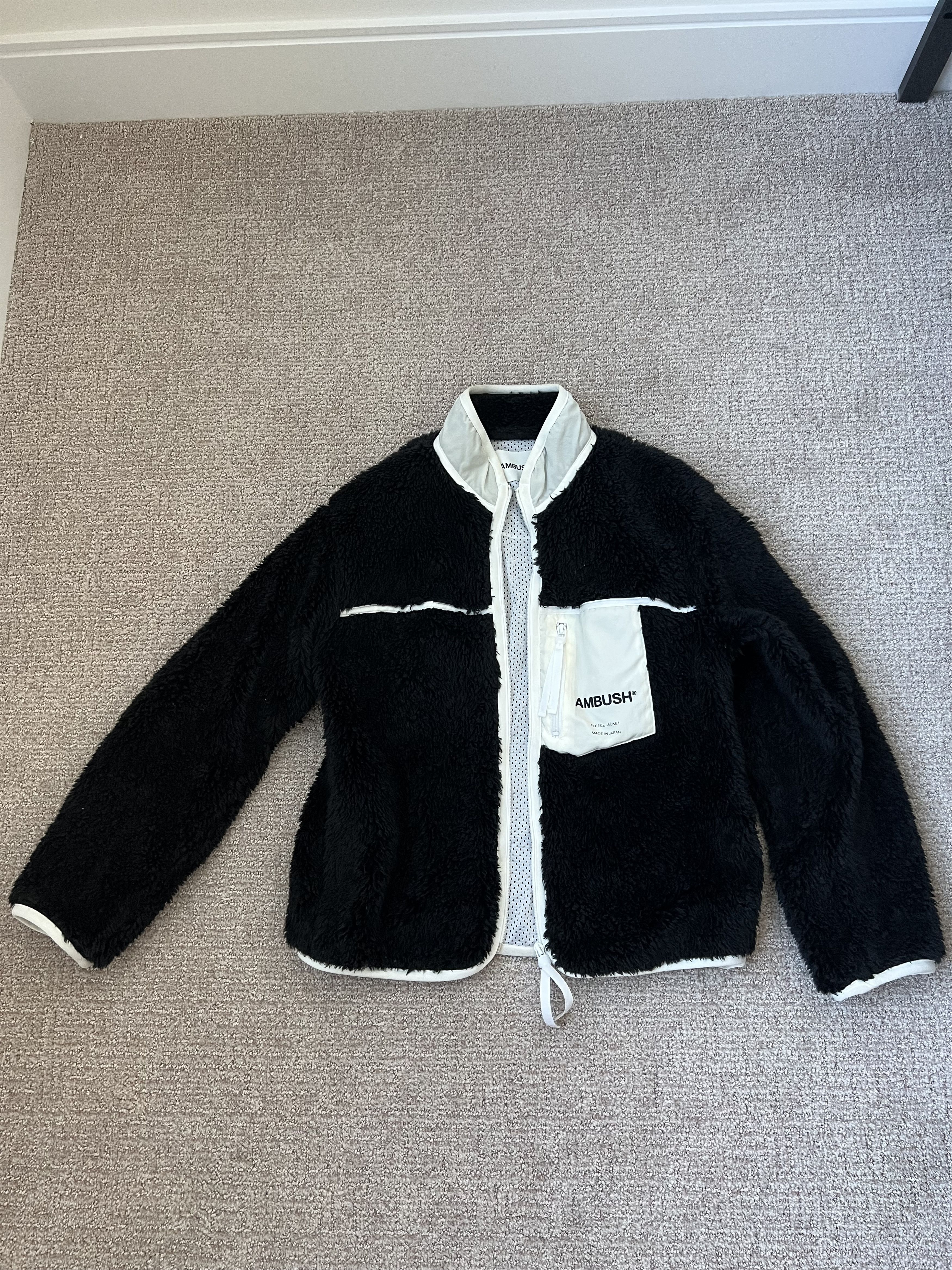 Ambush Design Ambush Fleece Jacket Panel Zip Made in Japan Size 3 Size US L / EU 52-54 / 3 - 1 Thumbnail