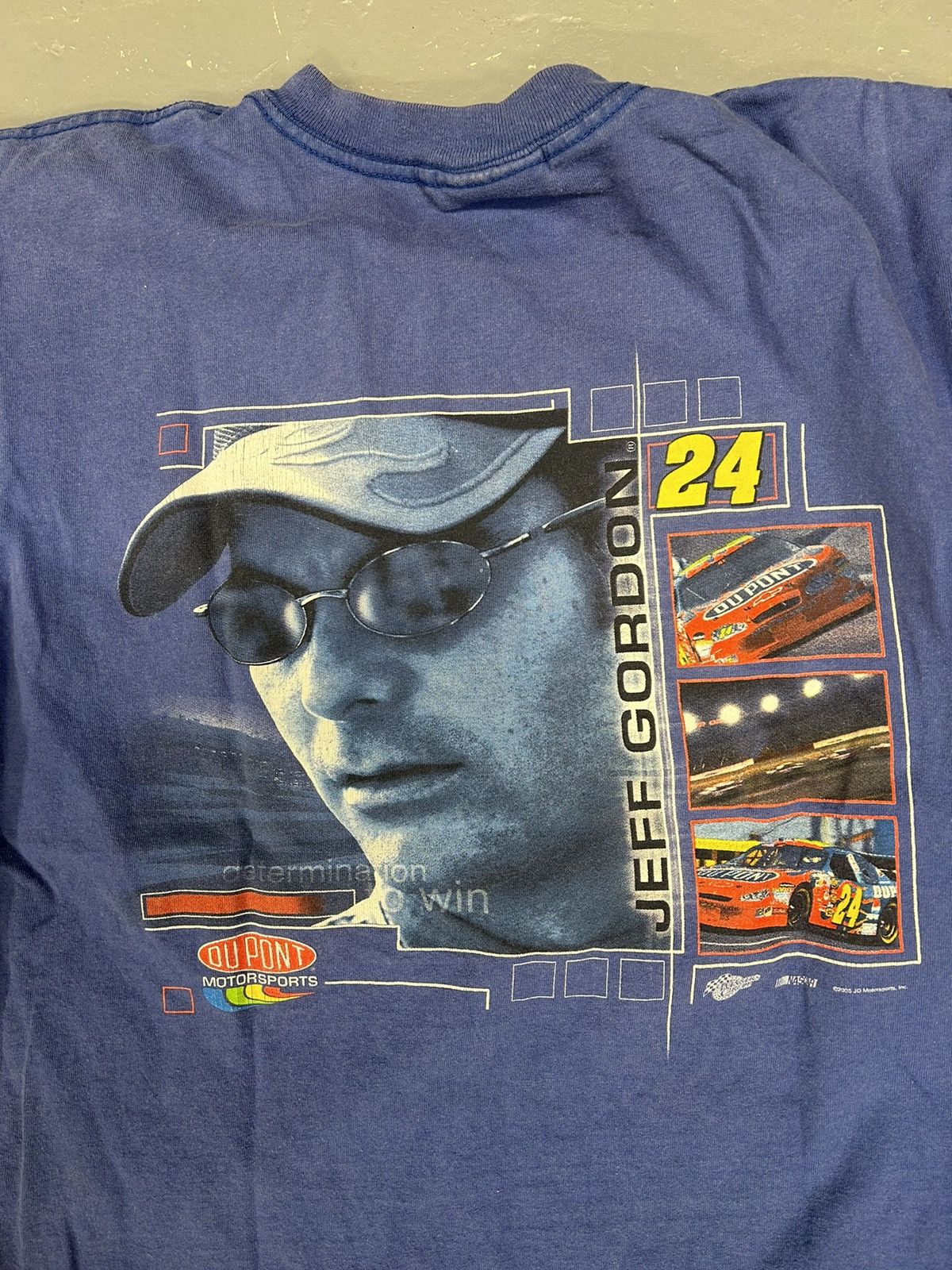 NASCAR Crazy Vintage Jeff Gordon Blue Nascar Racing Tee Shirt Size US M / EU 48-50 / 2 - 2 Thumbnail