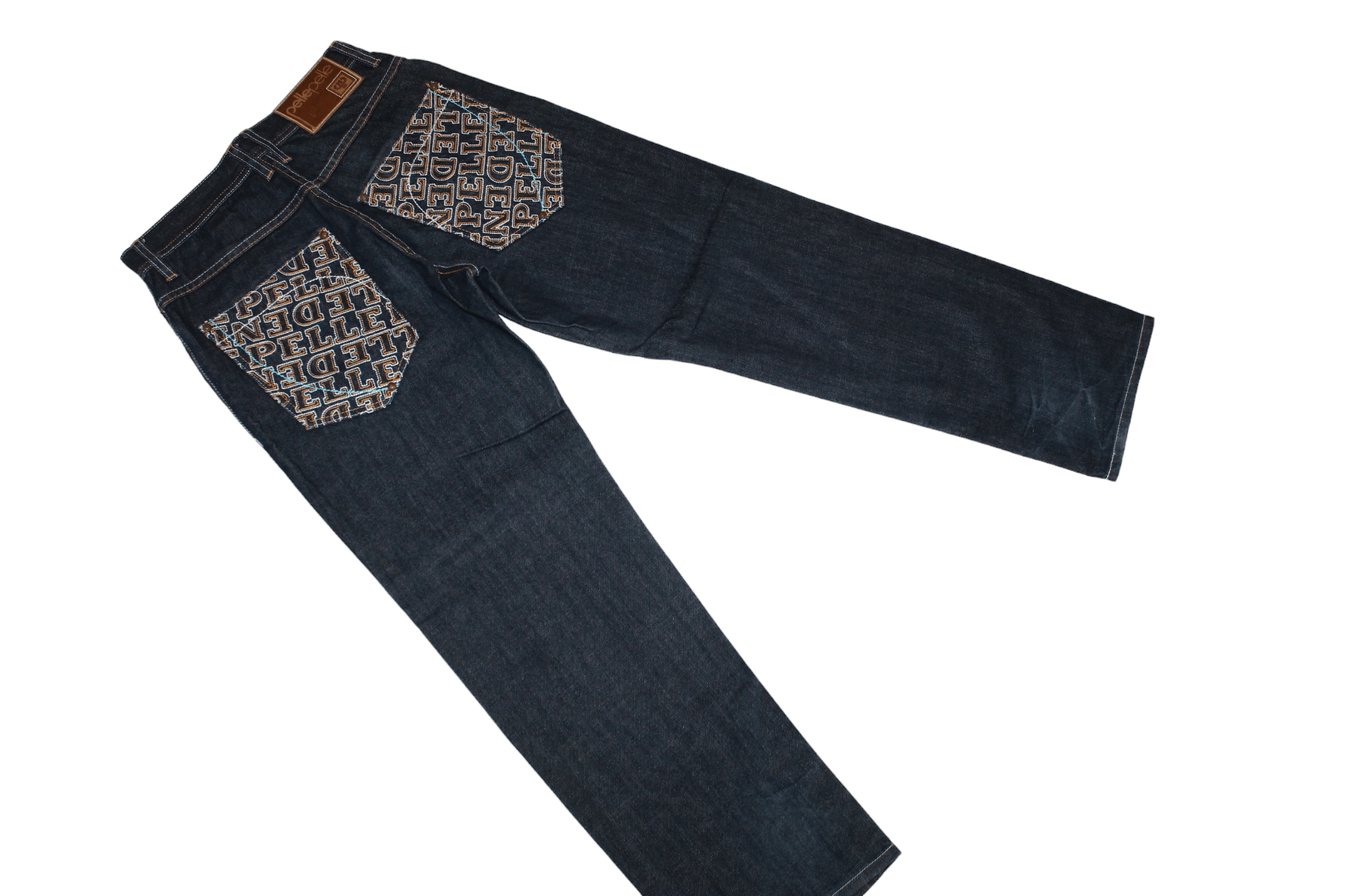 Pelle Pelle 🔥VTG 90s Pelle Pelle Straight-leg Raw Denim Baggy Rap Jeans Size US 30 / EU 46 - 7 Thumbnail