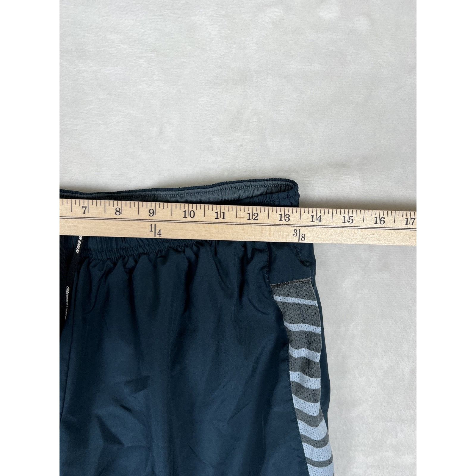 Nike Nike Dri-Fit Running Shorts Women's Size Large Blue Green At Size 28" / US 6 / IT 42 - 5 Thumbnail