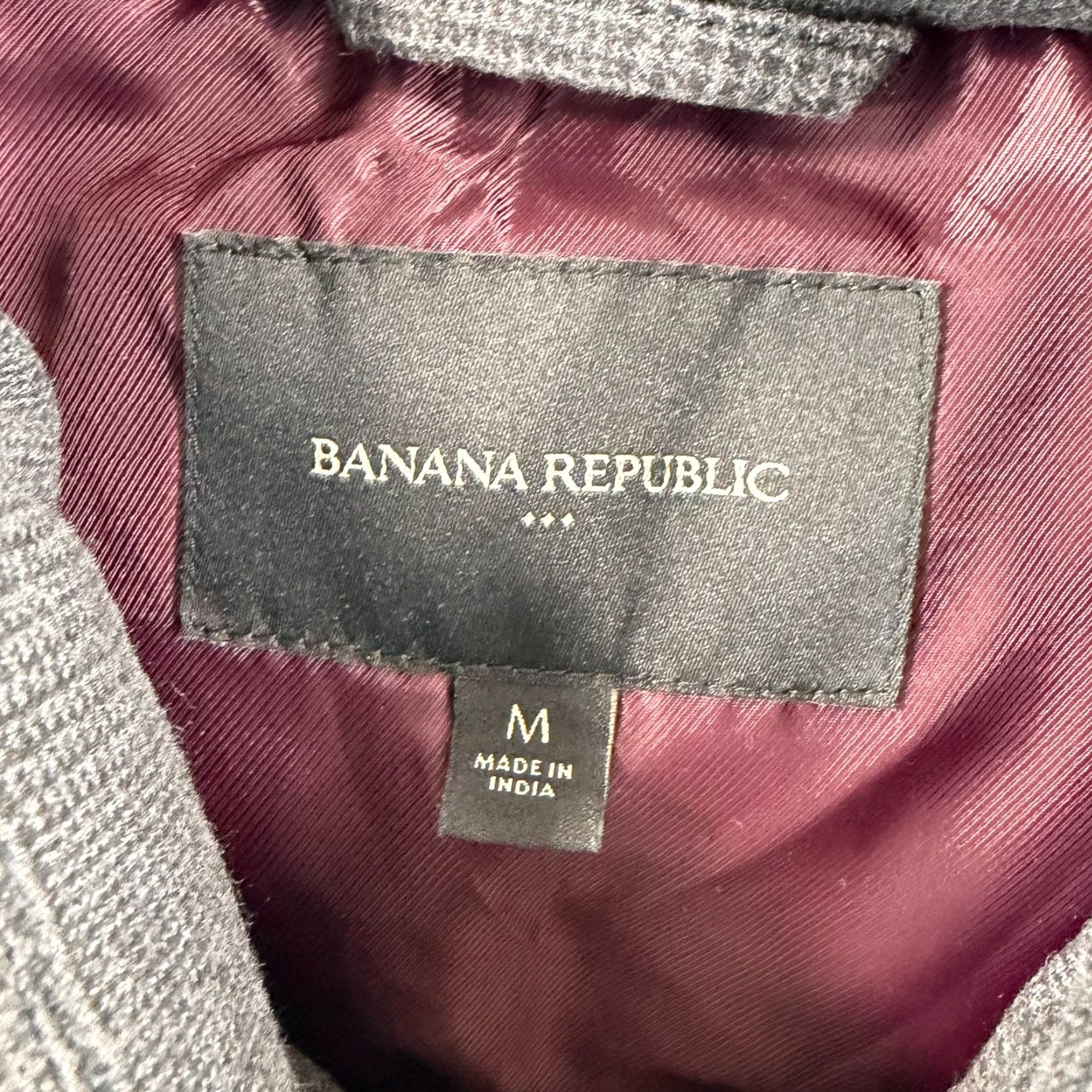 Banana Republic Banana Republic Downtown Vest in Grey Glen Check Men Medium Puffer Zip Up NWOT Size US M / EU 48-50 / 2 - 2 Thumbnail