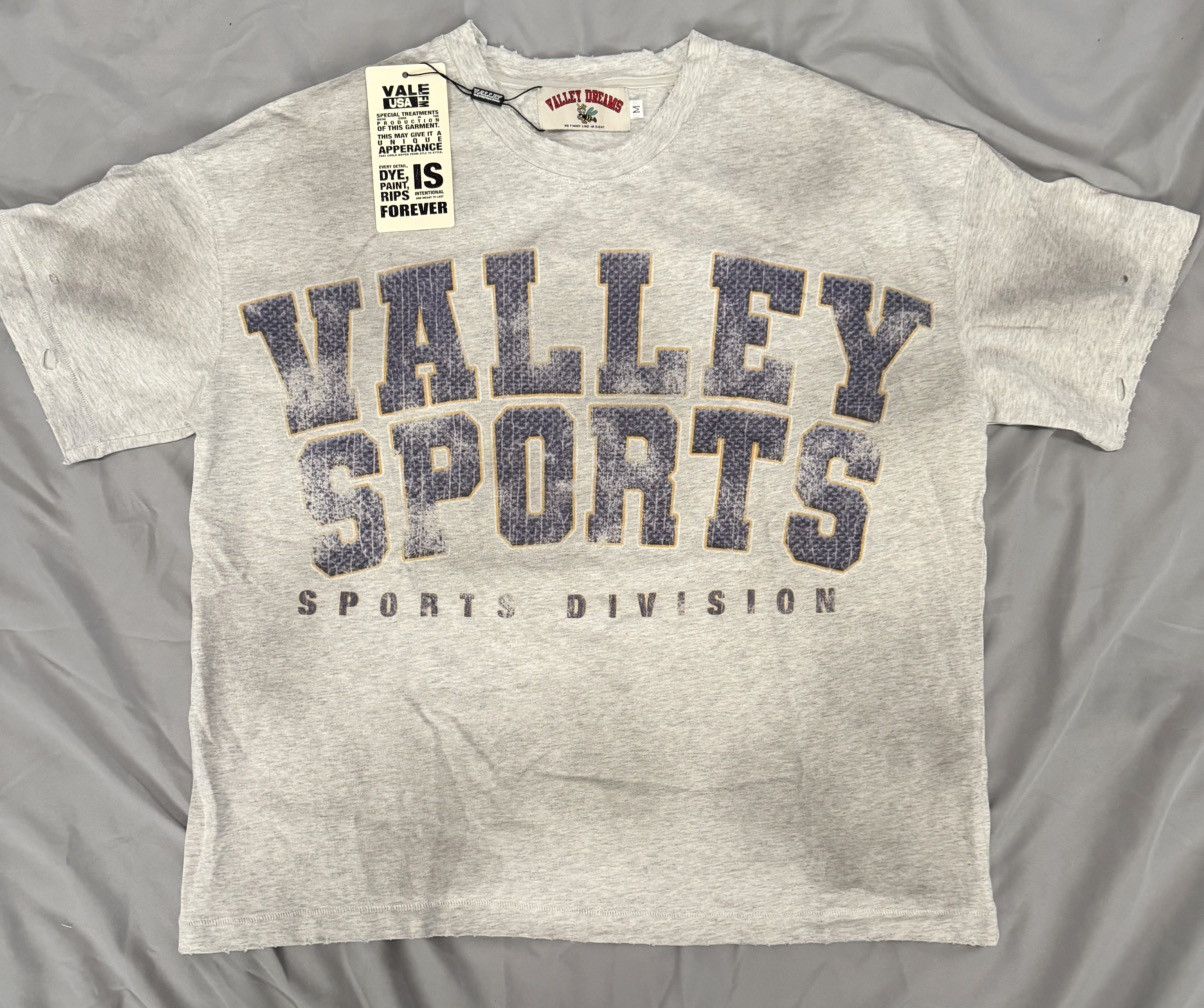 Vale VALE FOREVER SPORTS DIVISION TEE IN GYM GREY (MEDIUM) Size US M / EU 48-50 / 2 - 1 Thumbnail