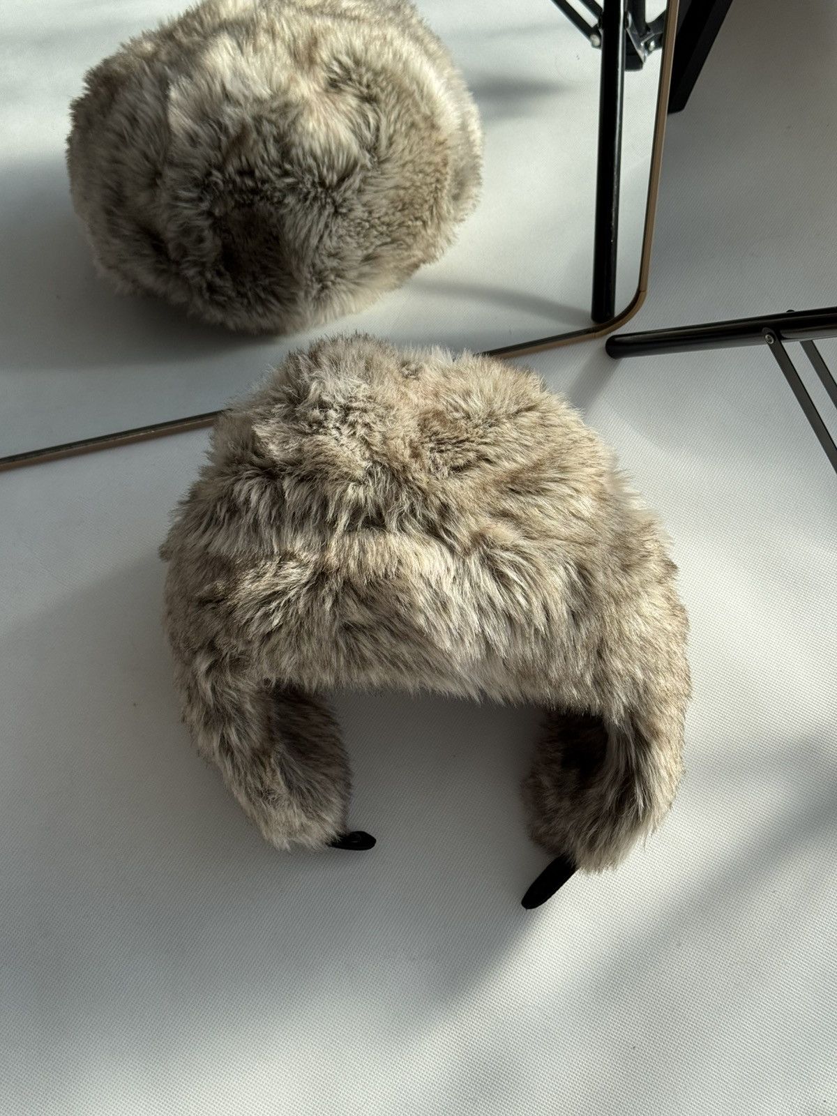Japanese Brand Vintage Mask Fuzzy Faux Fur Trapper Ushanka Hat OS Size ONE SIZE - 5 Thumbnail