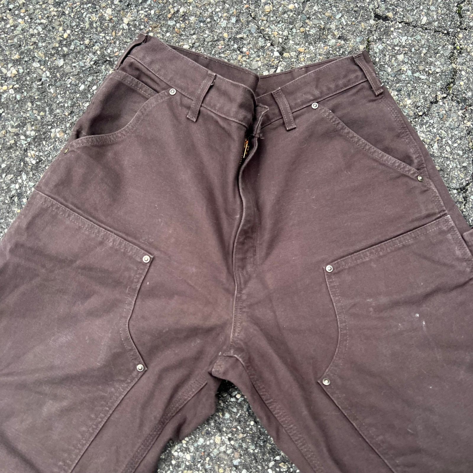 Carhartt × Vintage Vintage carhartt brown double knee work wear carpenter pants Size US 34 / EU 50 - 3 Thumbnail