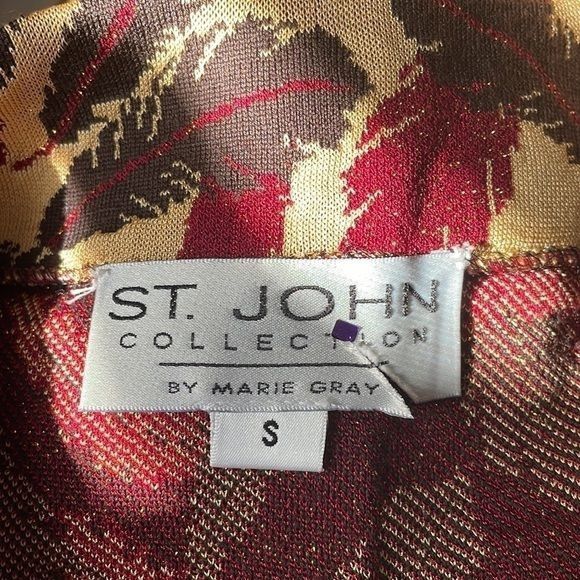 St. John St. John Collection Marie Gray Top S Long Sleeve Crop Mockne Size S / US 4 / IT 40 - 3 Thumbnail
