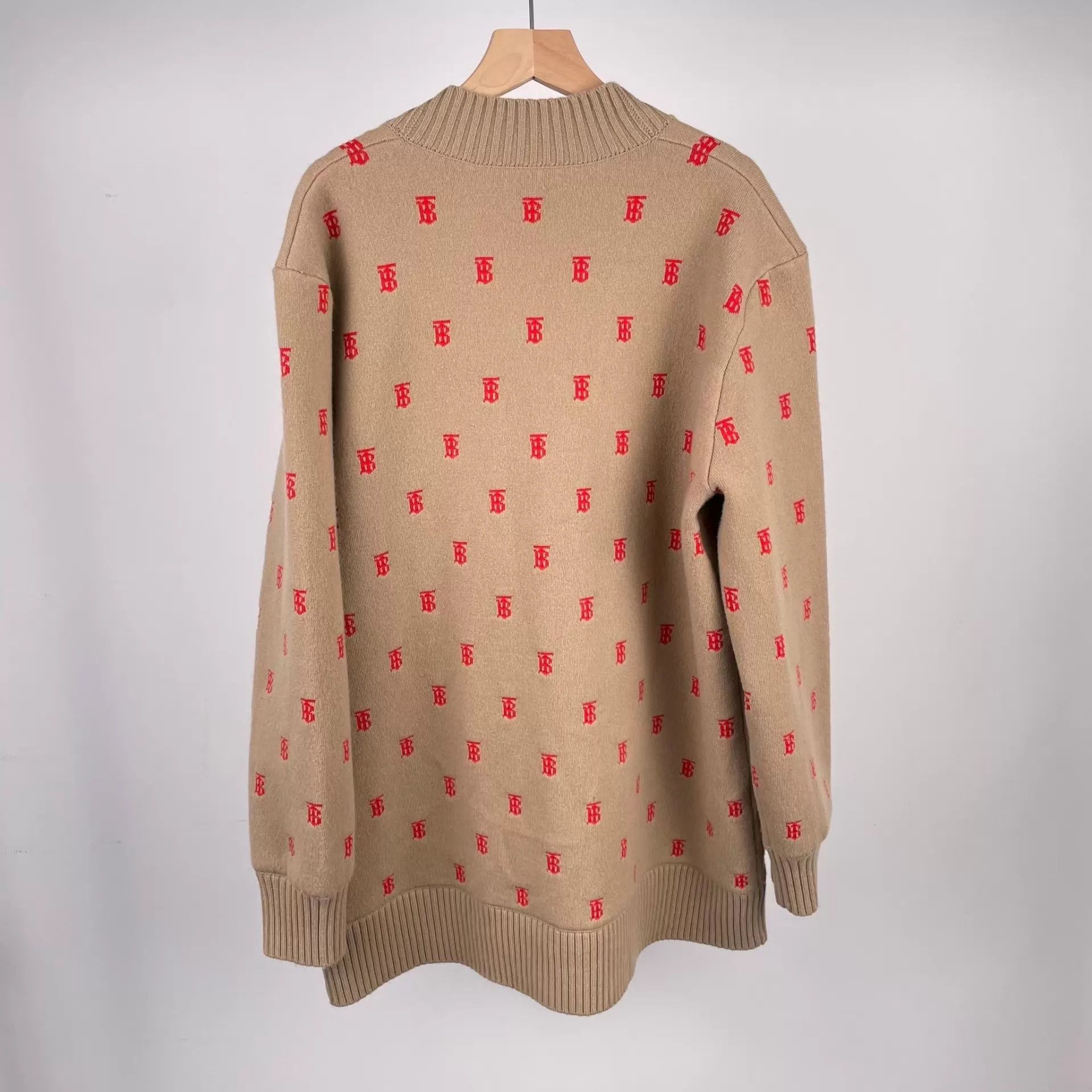 Burberry Burberry Brown Wool Knit Cardigan L Size L / US 10 / IT 46 - 2 Thumbnail