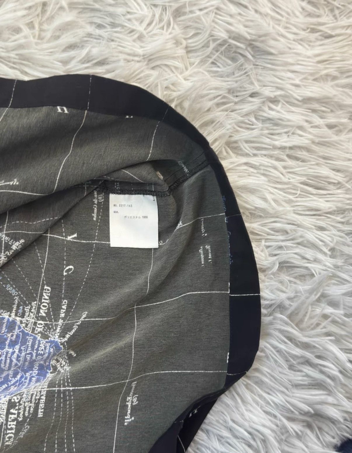 Lad Musician 【Lad Musician】Full-Print World Map Shirt Size US S / EU 44-46 / 1 - 3 Thumbnail