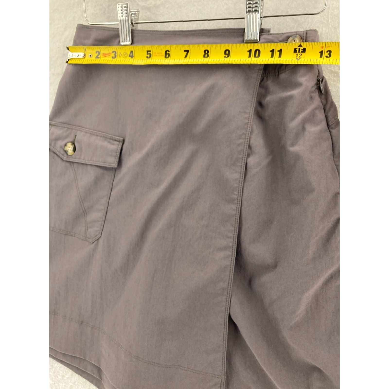 Vintage Columbia GRT Hiking Skirt Womens Small Gray Lined Belted Casual Outdoors Size 28" / US 6 / IT 42 - 2 Thumbnail