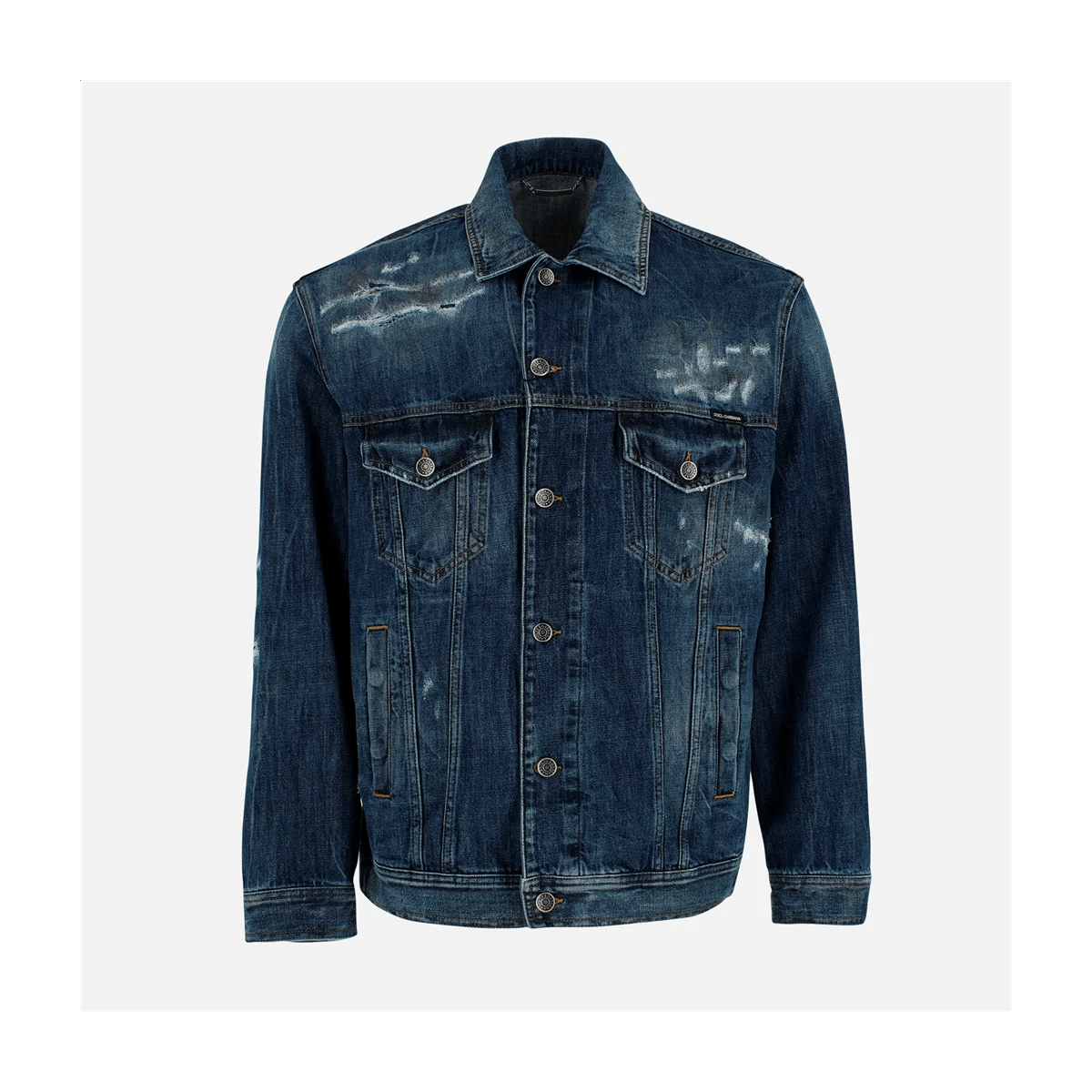 Dolce & Gabbana o1y0125 Denim Jacket in Blue Size US S / EU 44-46 / 1 - 1 Thumbnail