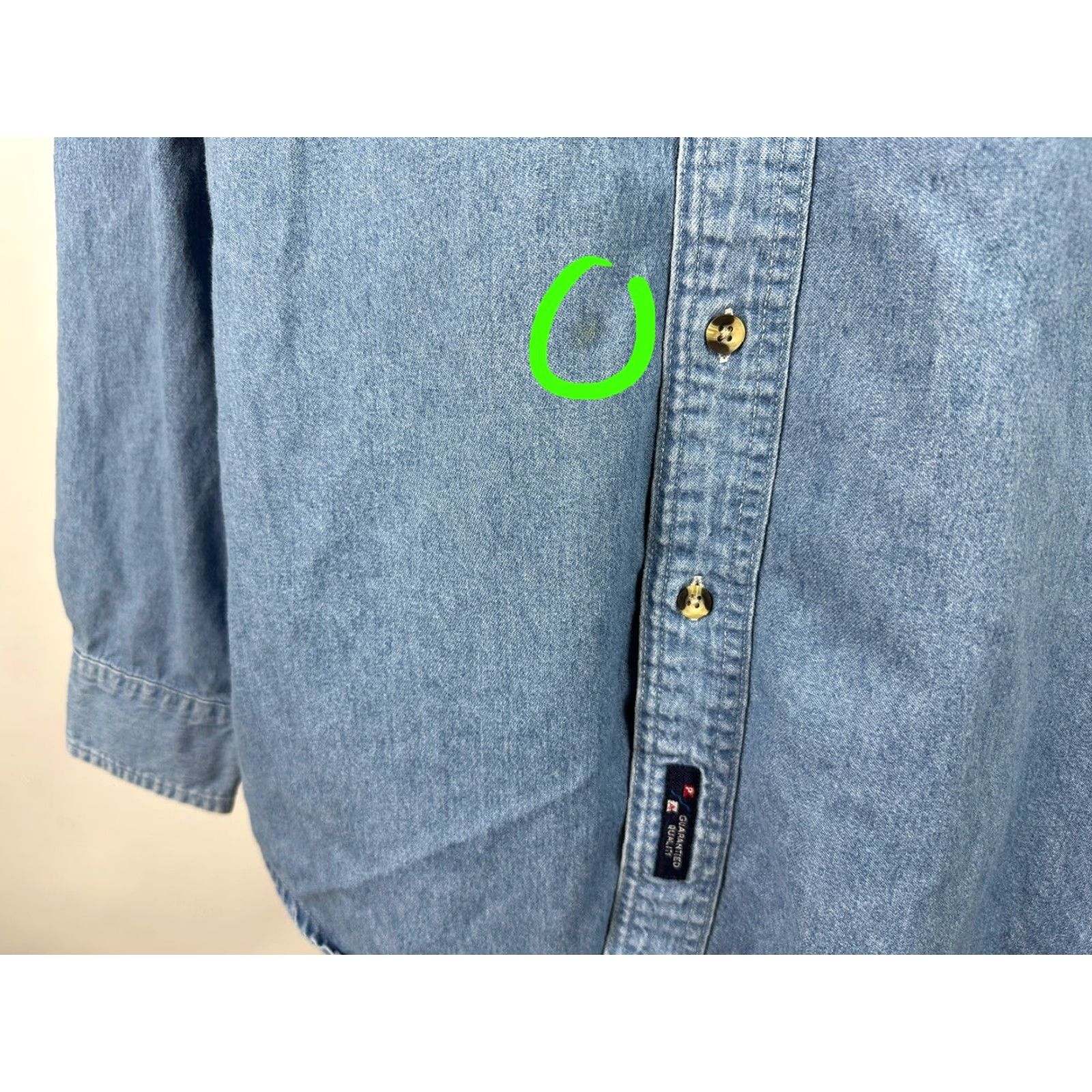 Port & Company VINTAGE Port & Company Purdue University Denim Shirt Men L Blue Denim Shirt Casual Business Workwear 90s Farming University Y2K Mens Size US L / EU 52-54 / 3 - 6 Thumbnail