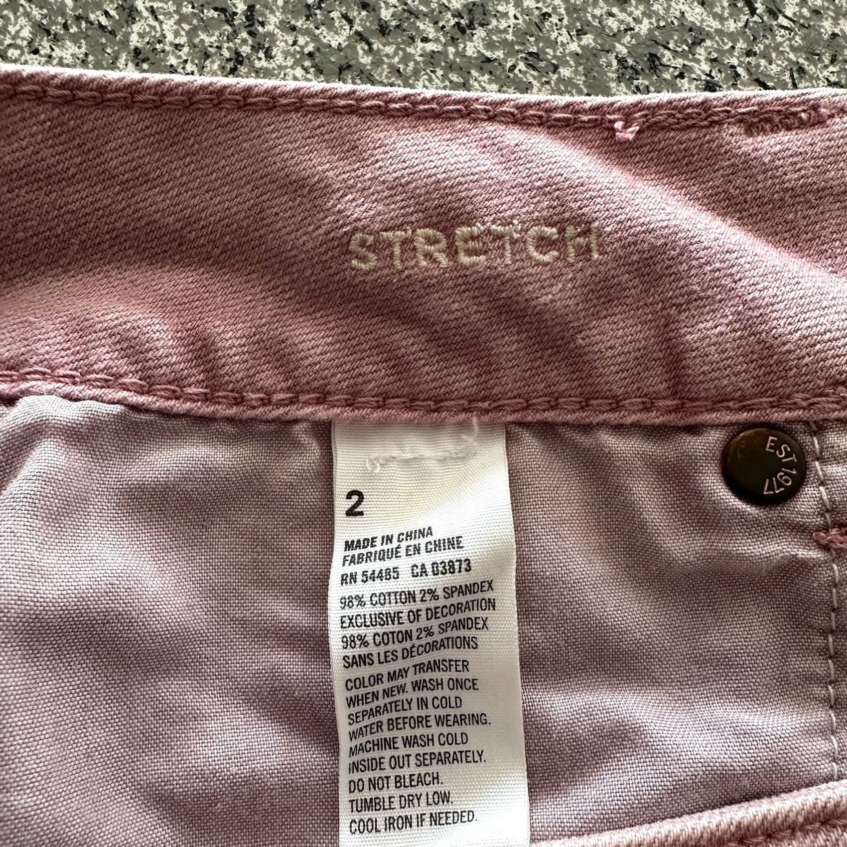 American Eagle Outfitters American Eagle Shorts Womens 2 Pink High Rise Cut-Off Slim Denim Stretch Shortie 27x2 Size 27" / US 4 / IT 40 - 4 Thumbnail