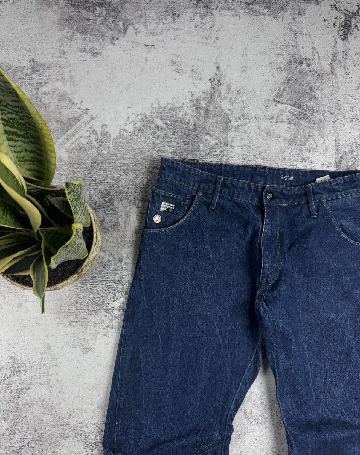 G-Star G-Star Loose Tapered Big Logo GS01 Embro Jeans Pants Bottoms Size US 36 / EU 52 - 14 Thumbnail