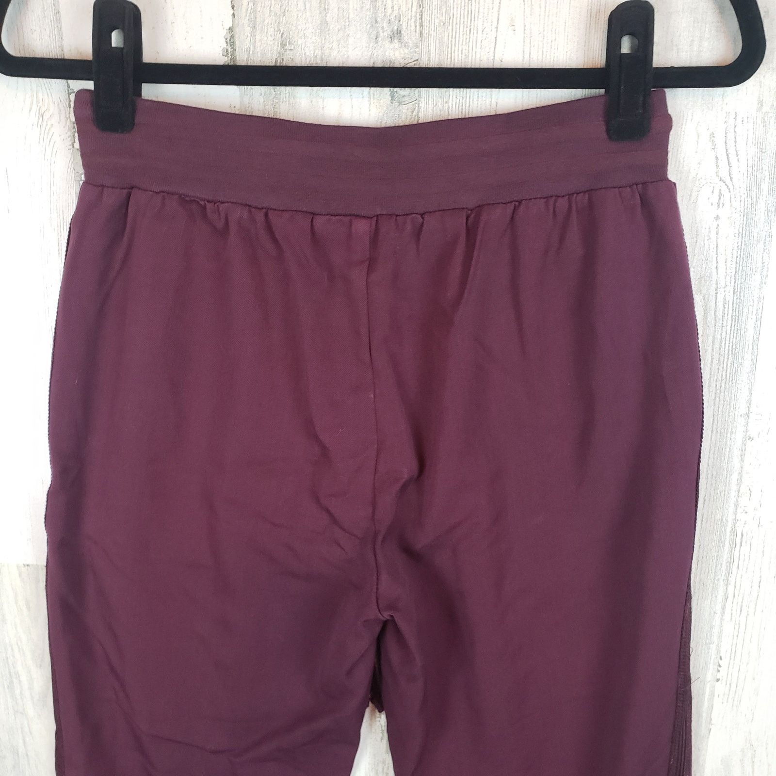 Other NWT Color Block Burgundy Purple Stretchy Lounge Pants 4 Size 27" / US 4 / IT 40 - 10 Thumbnail