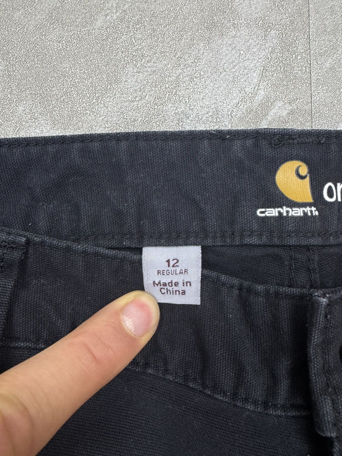 Carhartt Carhartt Originals Fit Womens Work Pants Black Size 12 Size 34" / US 12 / IT 48 - 7 Thumbnail